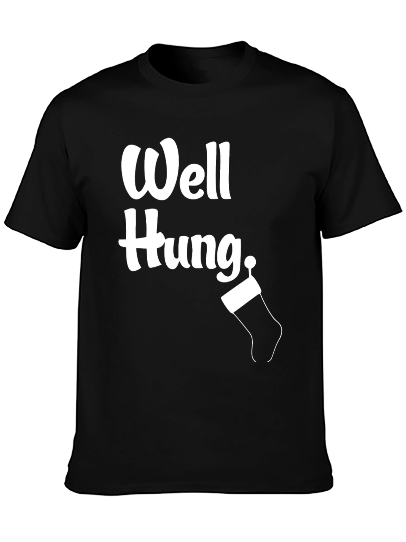 Well Hung Christmas T-Shirt - Funny Holiday Tee