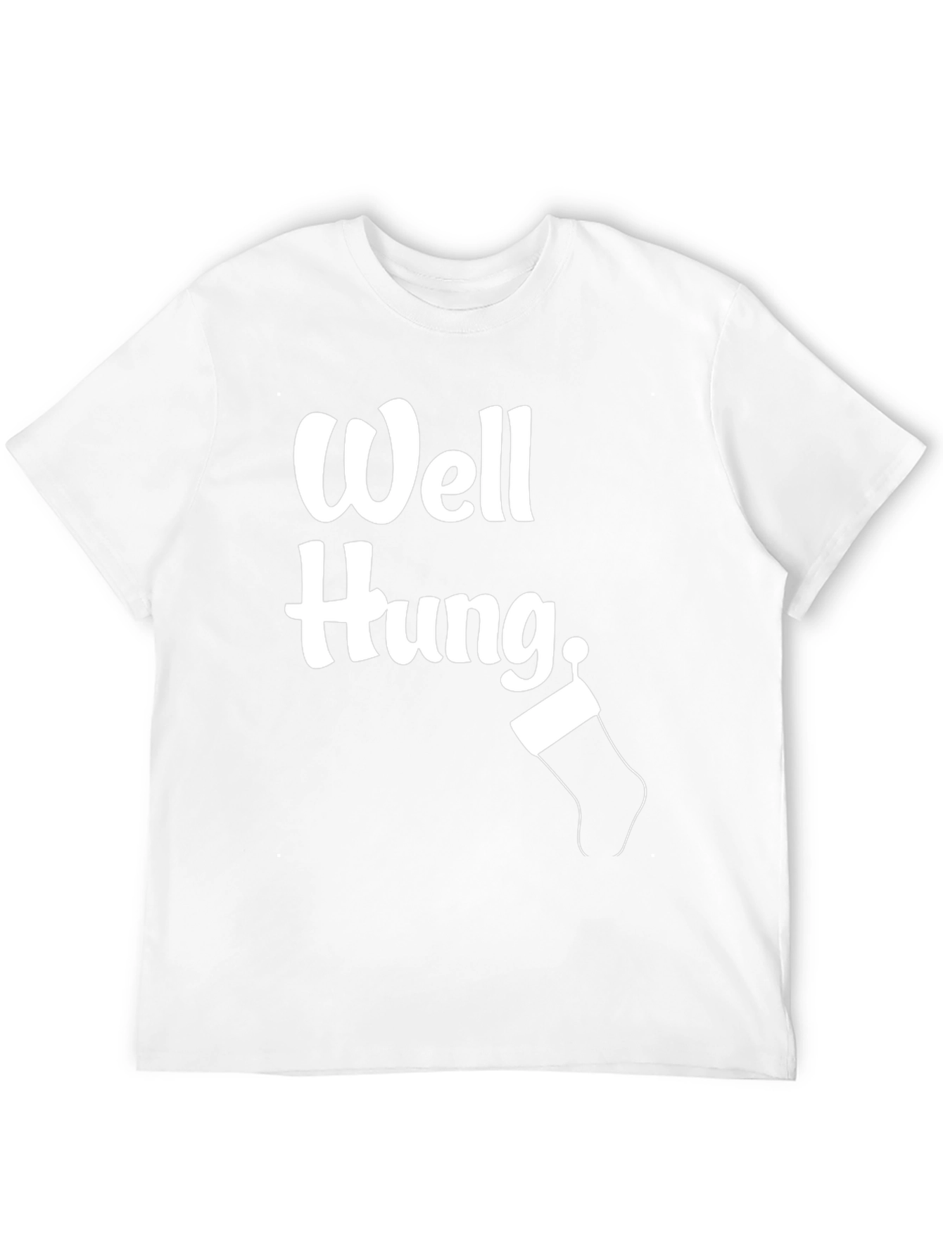 Well Hung Christmas T-Shirt - Funny Holiday Tee