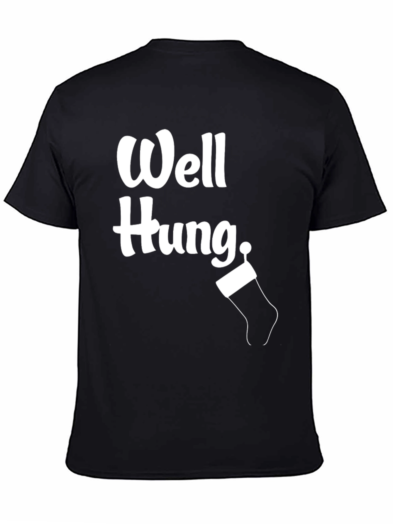 Well Hung Christmas T-Shirt - Funny Holiday Tee