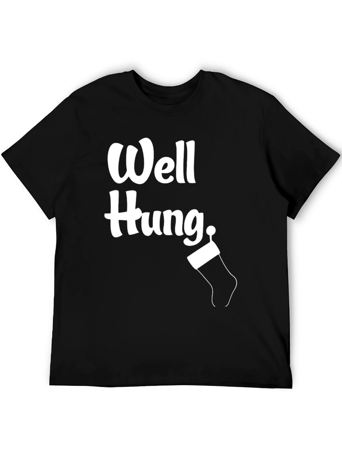 Well Hung Christmas T-Shirt - Funny Holiday Tee