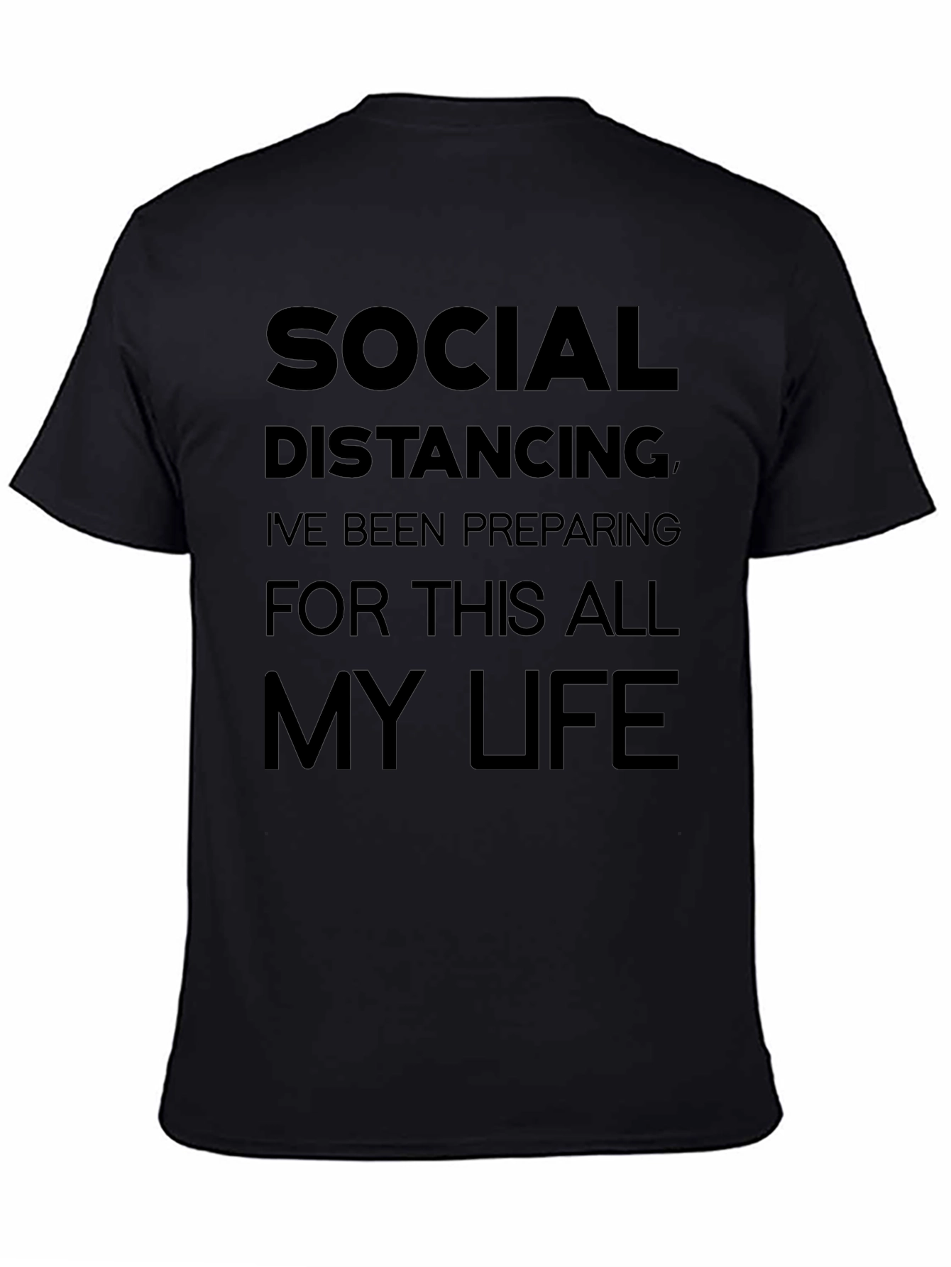 Social Distancing T-Shirt Funny Introvert Tee