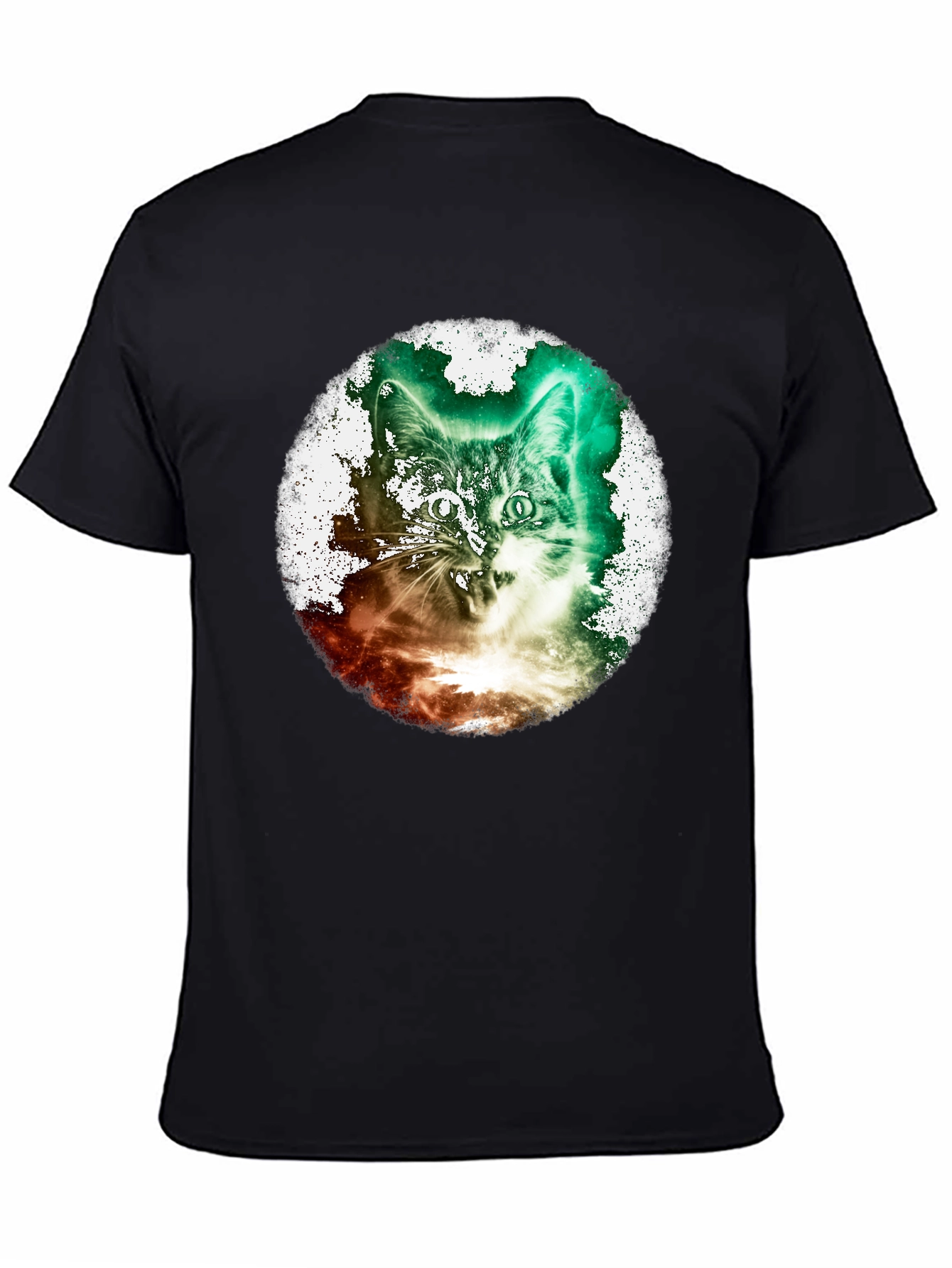 Cosmic Cat T-Shirt - Galaxy Pet Design Tee