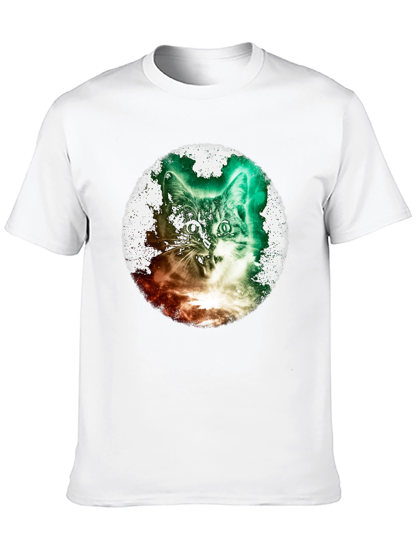 Cosmic Cat T-Shirt - Galaxy Pet Design Tee