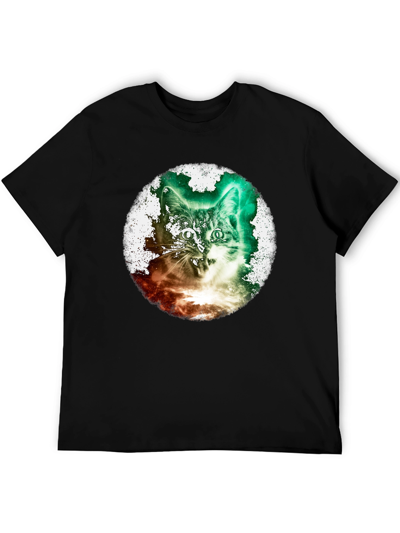Cosmic Cat T-Shirt - Galaxy Pet Design Tee