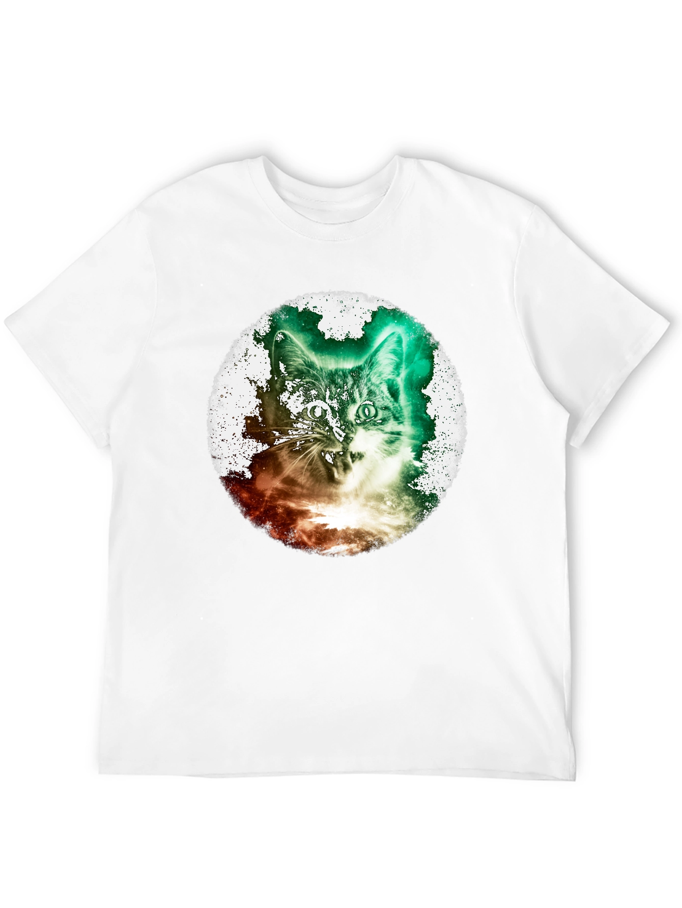 Cosmic Cat T-Shirt - Galaxy Pet Design Tee