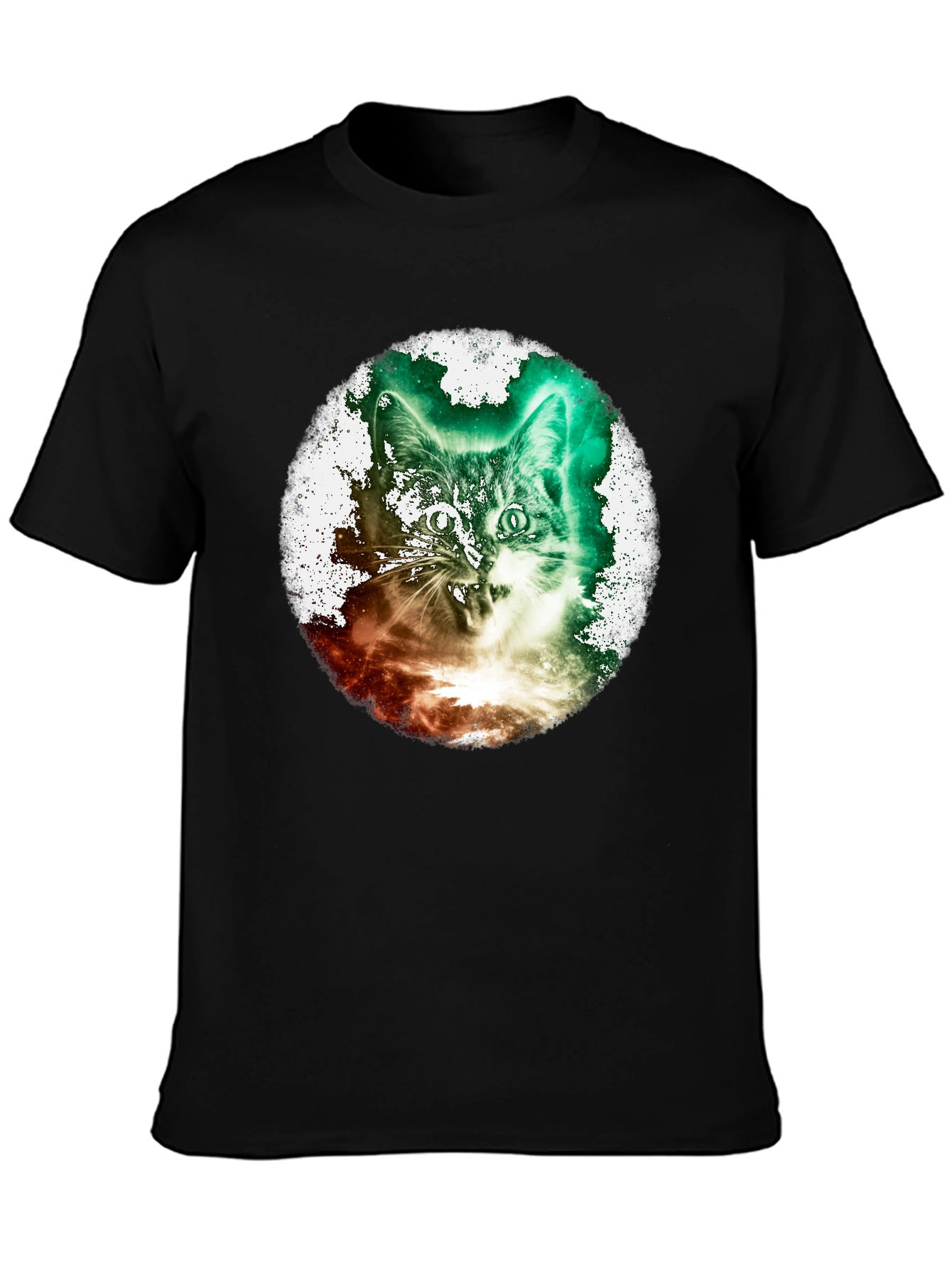 Cosmic Cat T-Shirt - Galaxy Pet Design Tee