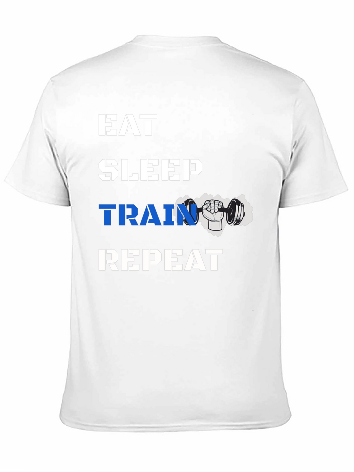 Eat Sleep Train Repeat Gym T-Shirt