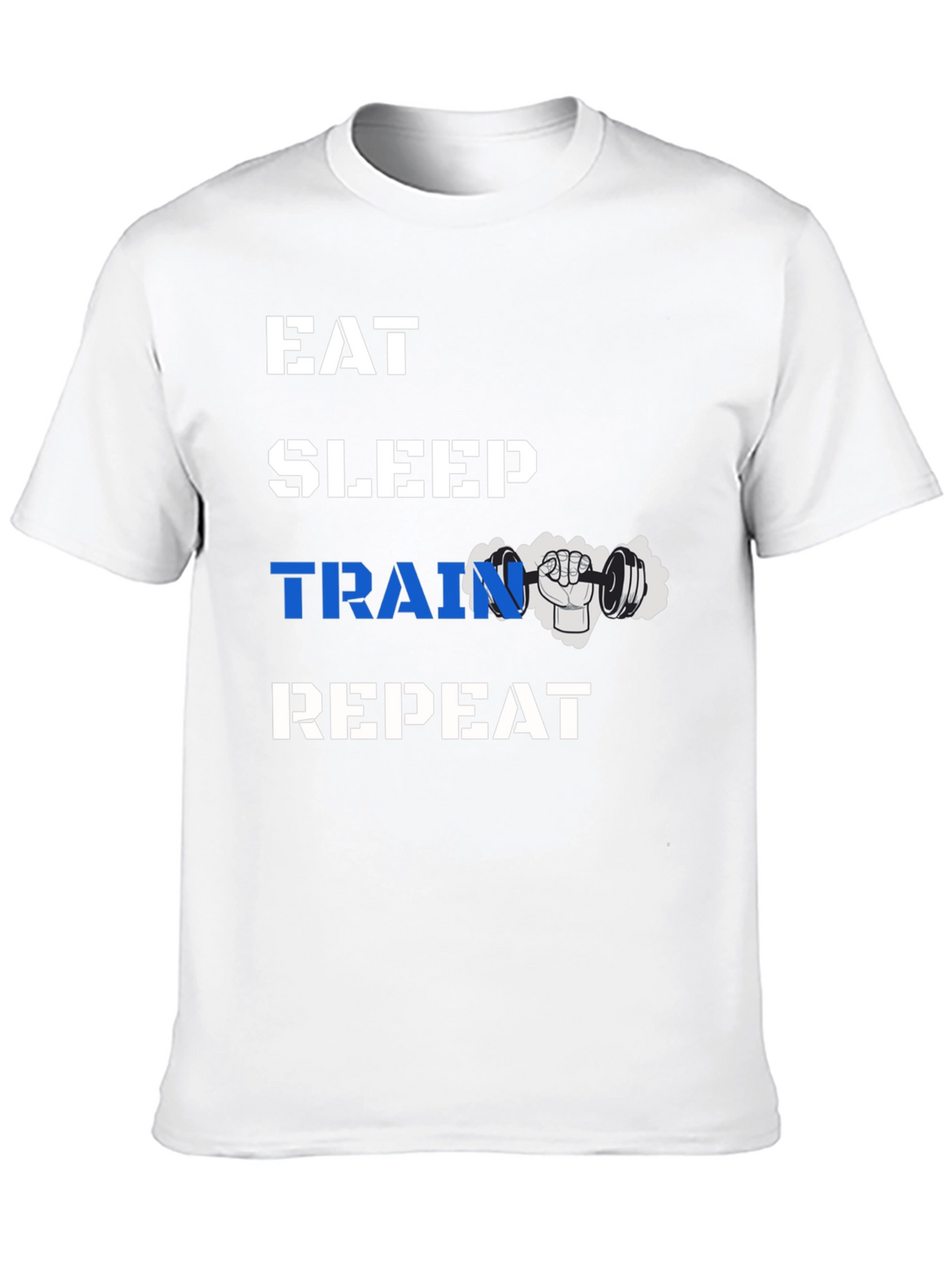 Eat Sleep Train Repeat Gym T-Shirt