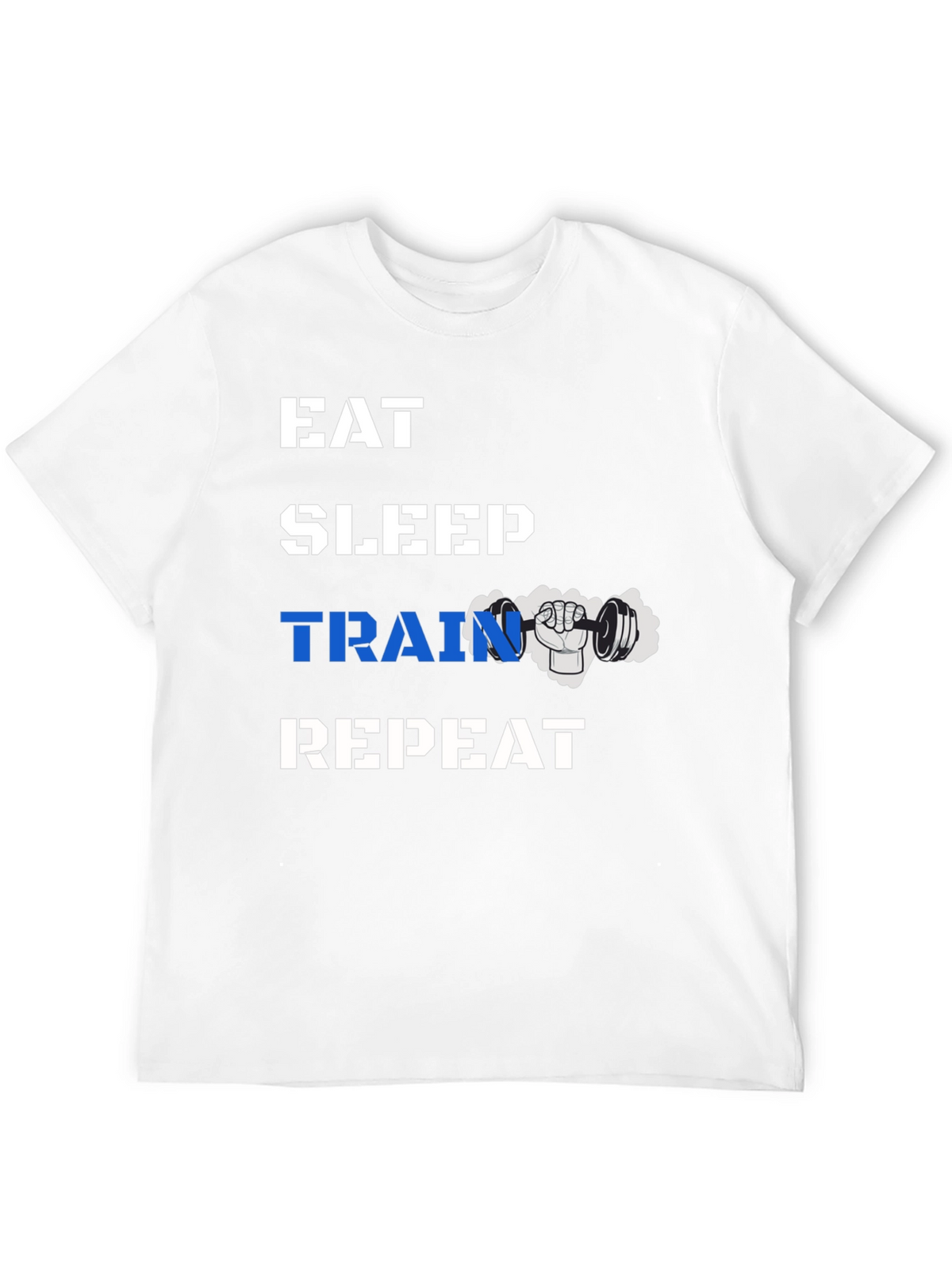 Eat Sleep Train Repeat Gym T-Shirt