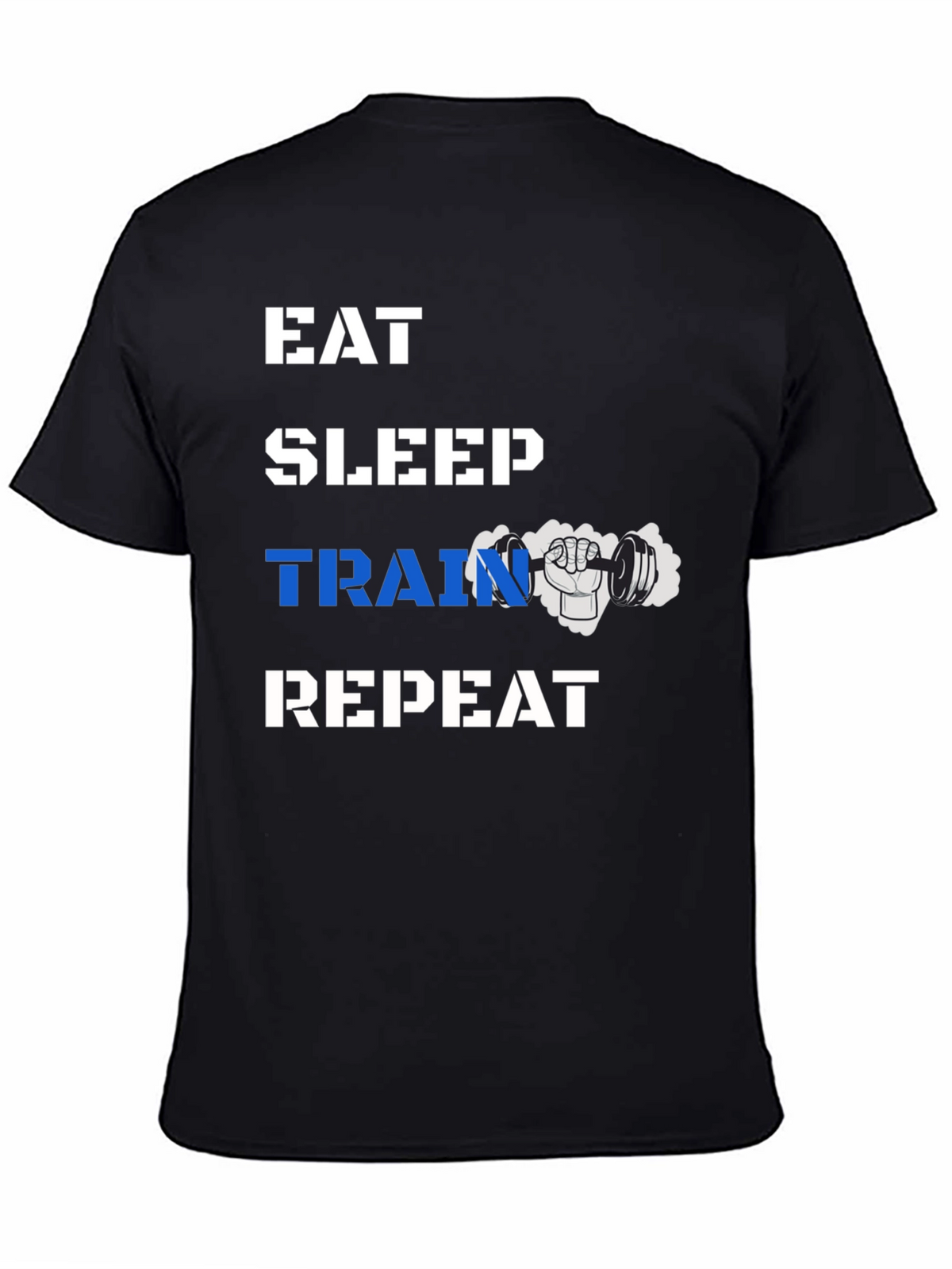 Eat Sleep Train Repeat Gym T-Shirt