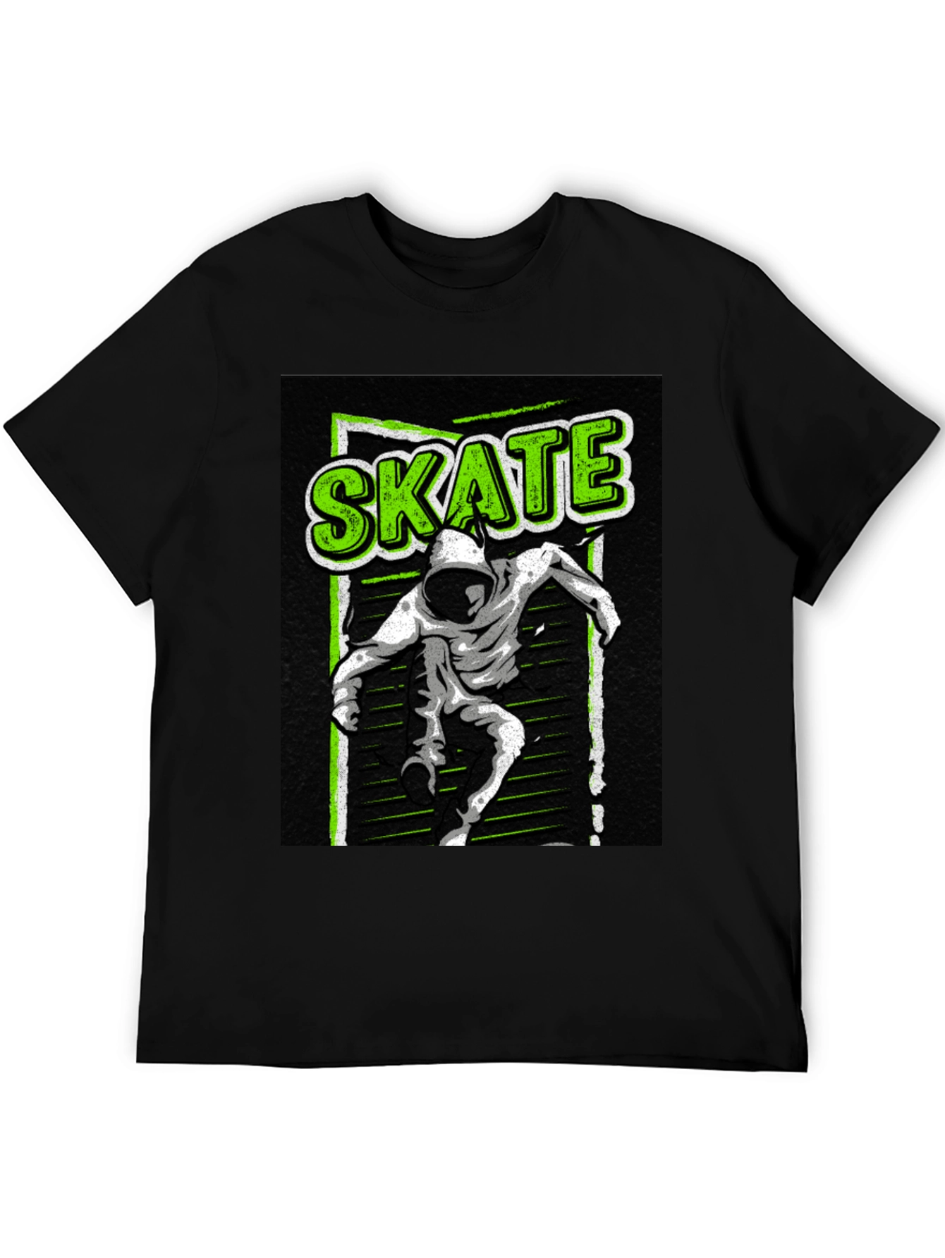 Skate Graphic T-Shirt - Urban Style Black Tee