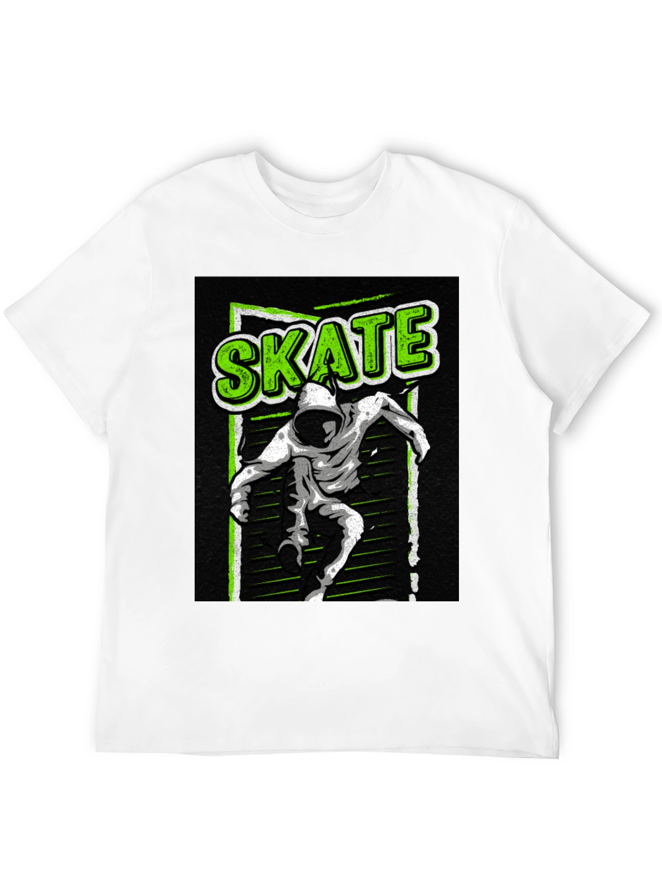 Skate Graphic T-Shirt - Urban Style Black Tee