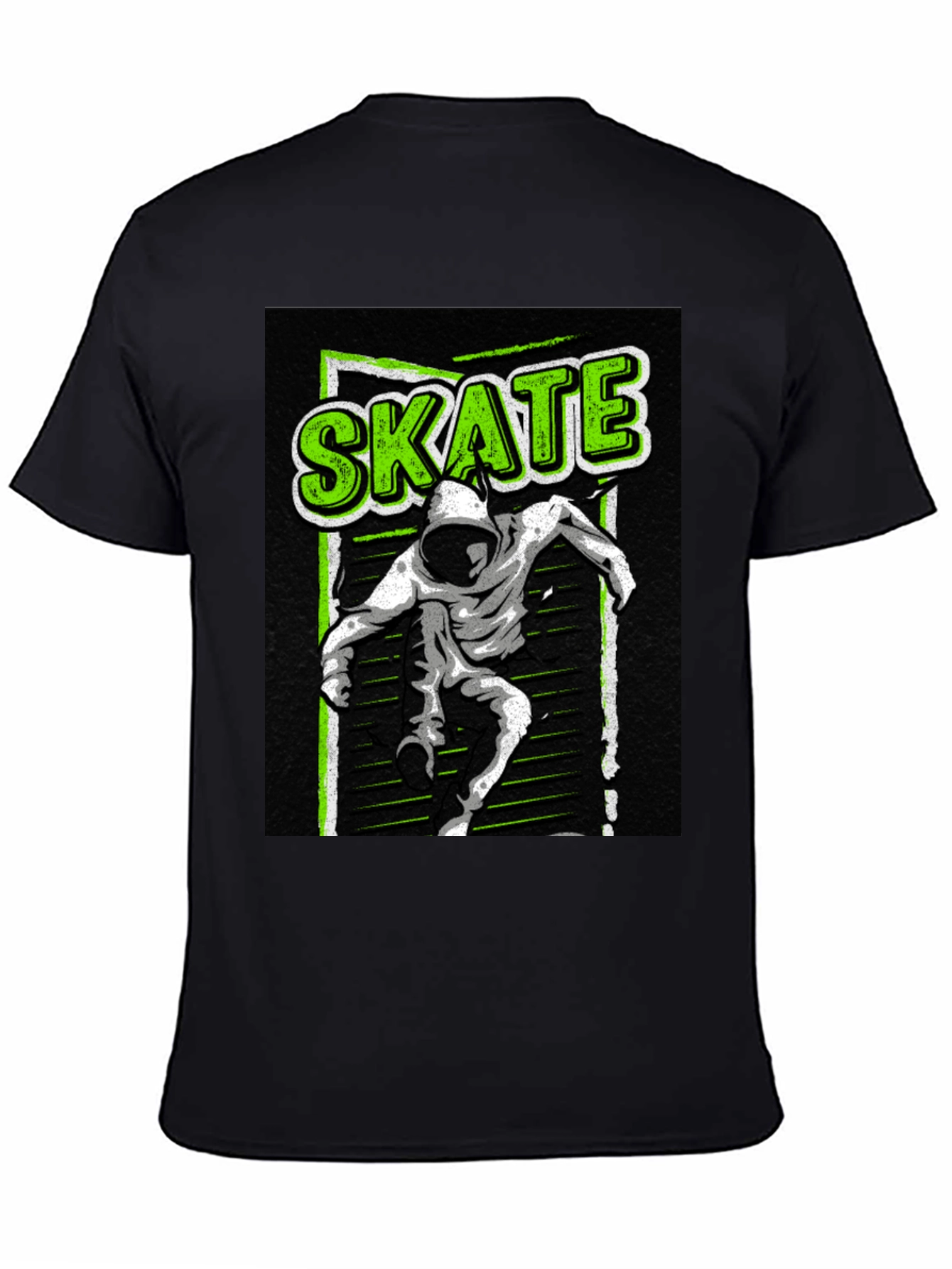 Skate Graphic T-Shirt - Urban Style Black Tee
