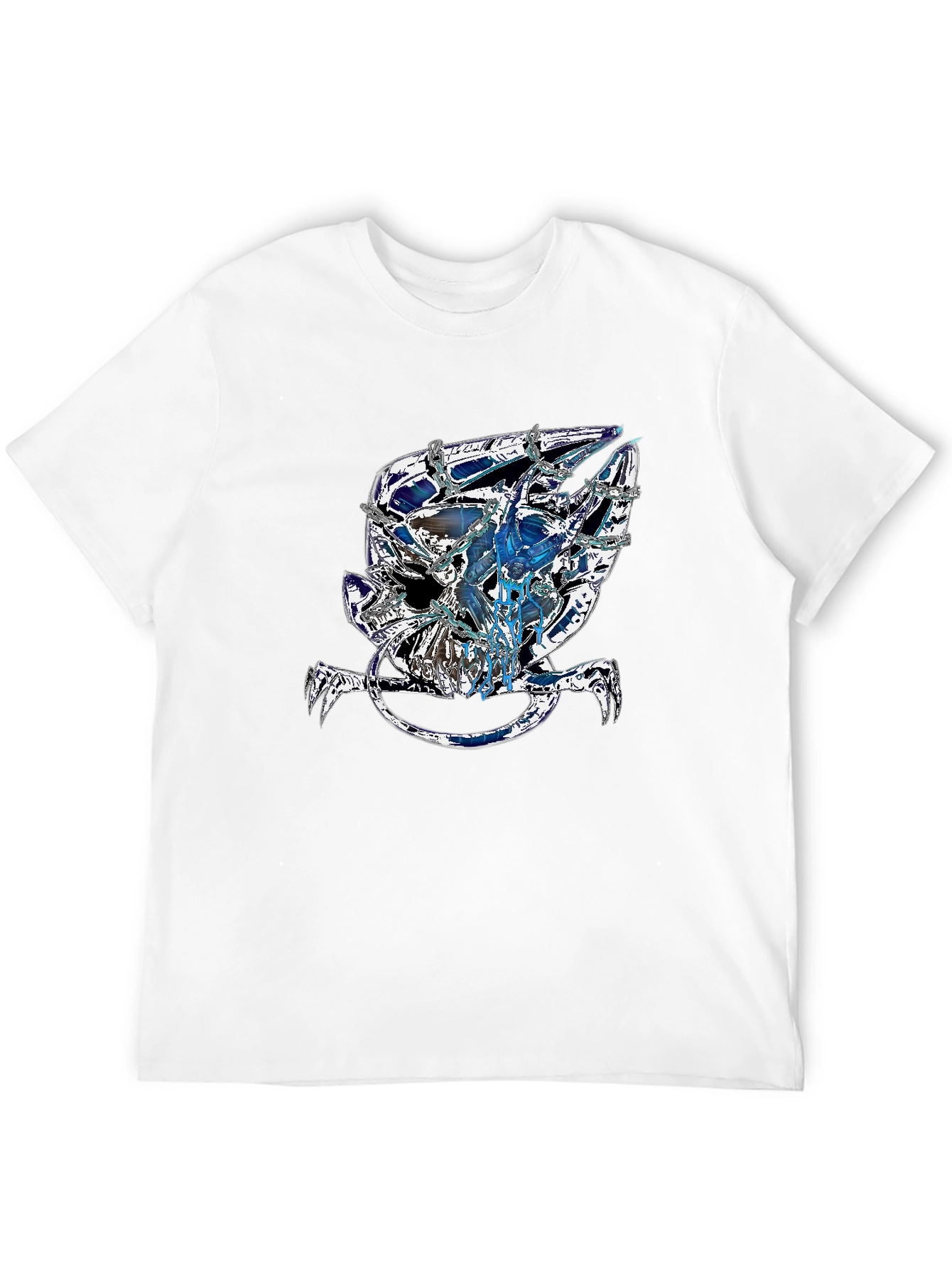 Edgy Skull Graphic Tee - Mens Black T-Shirt