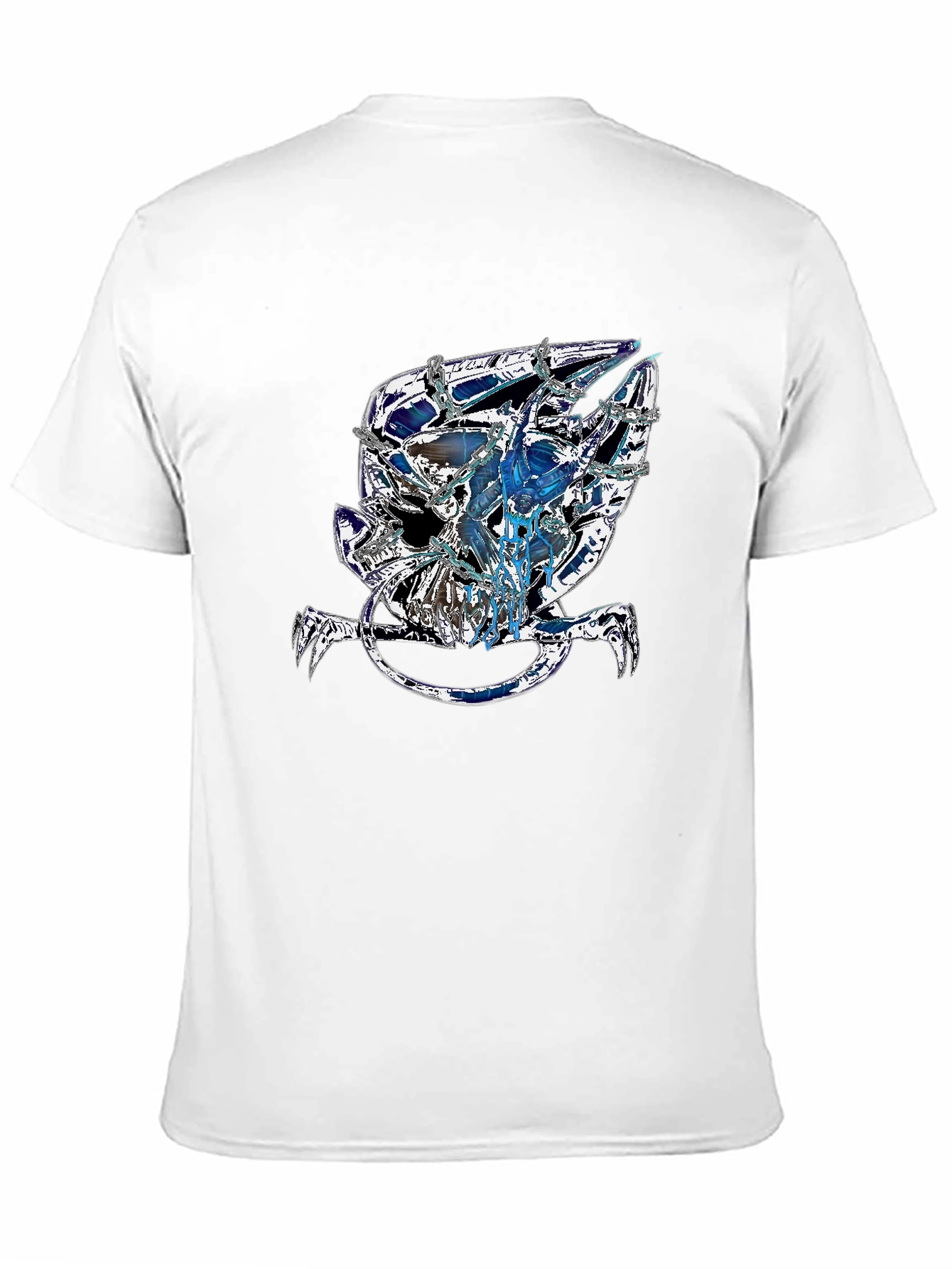 Edgy Skull Graphic Tee - Mens Black T-Shirt