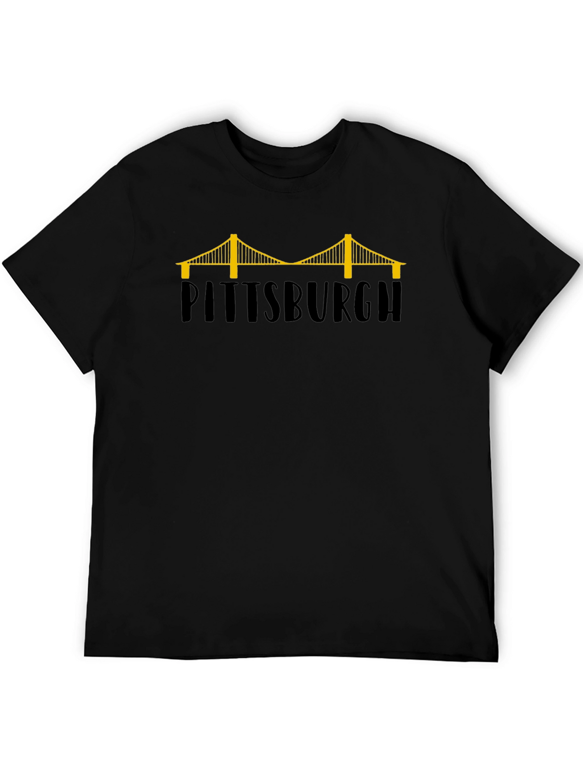 Pittsburgh Bridge Graphic Tee - Black
