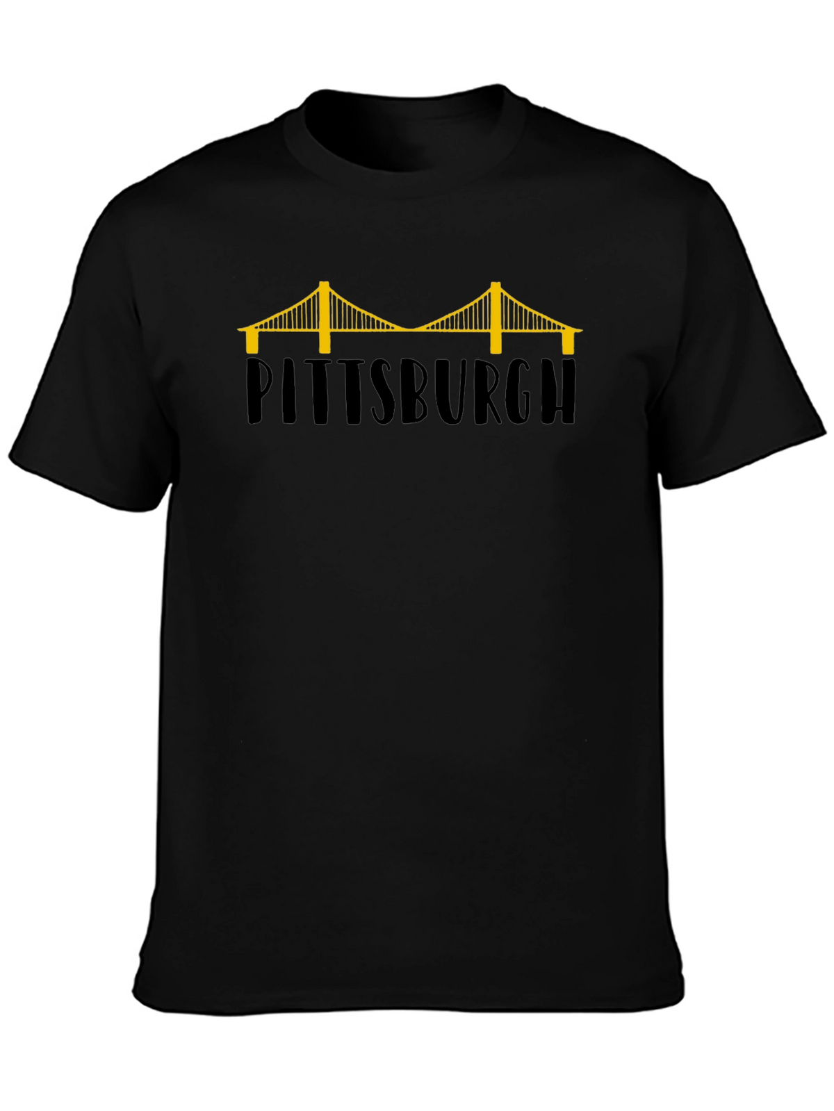 Pittsburgh Bridge Graphic Tee - Black