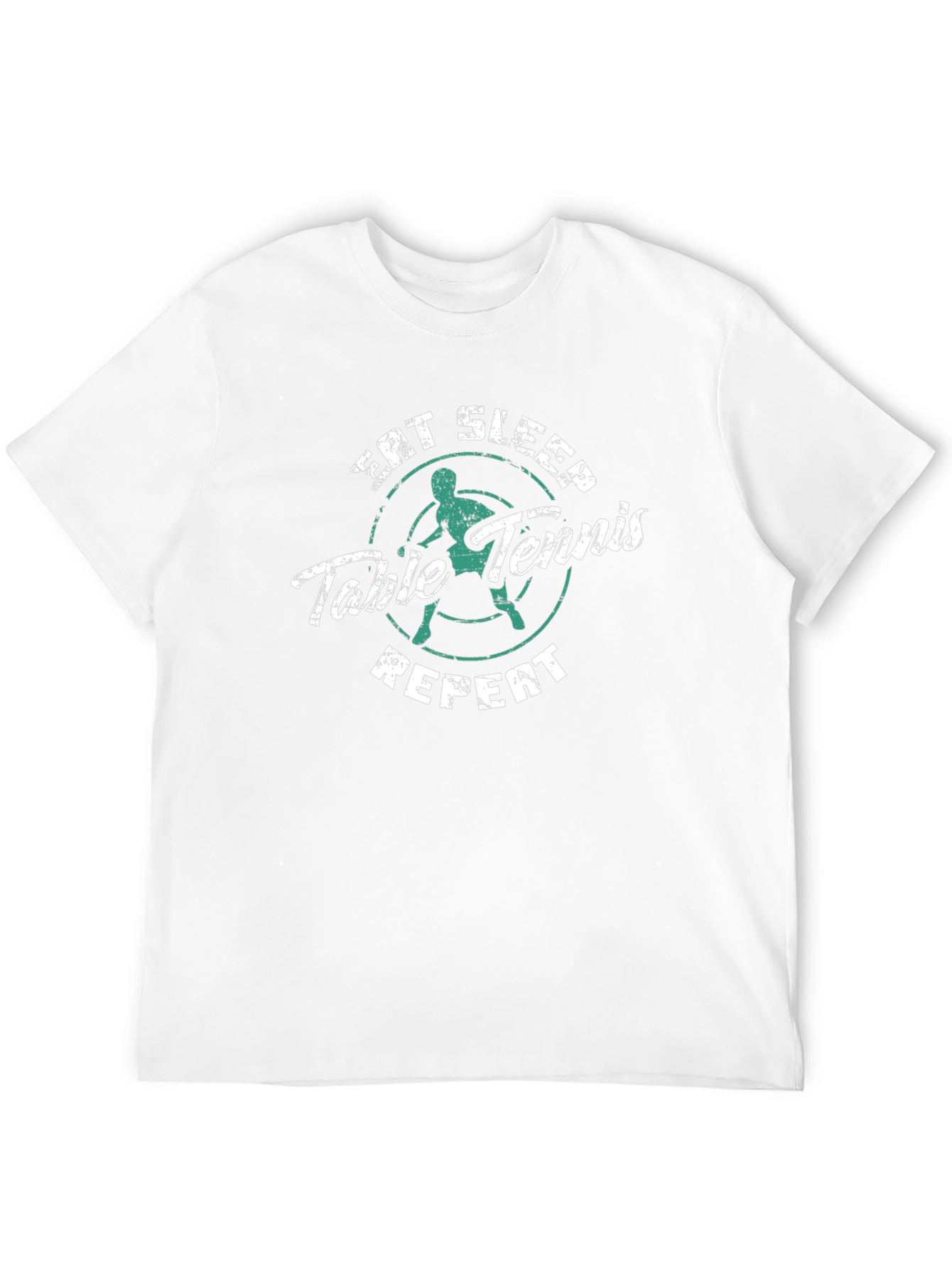 Eat Sleep Table Tennis Repeat Graphic Tee