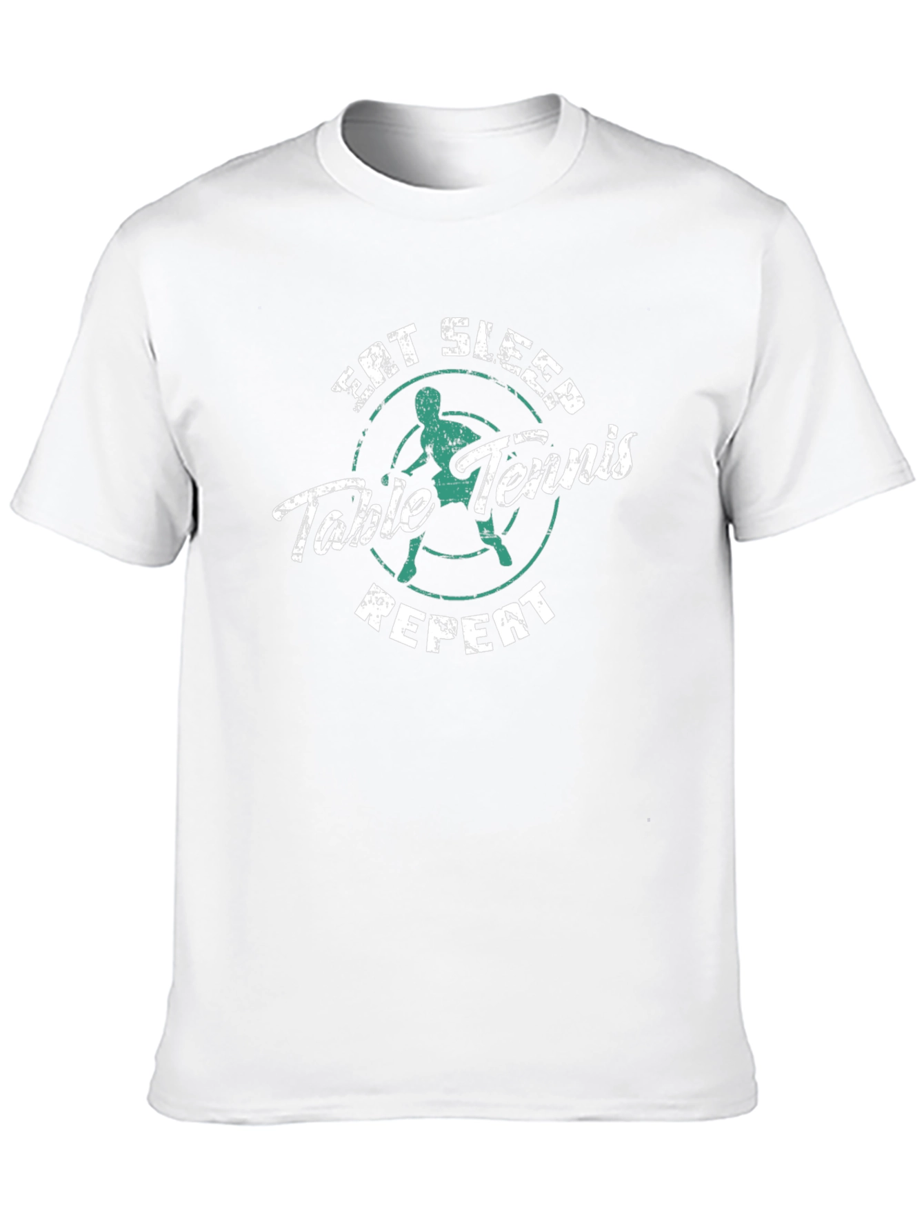 Eat Sleep Table Tennis Repeat Graphic Tee