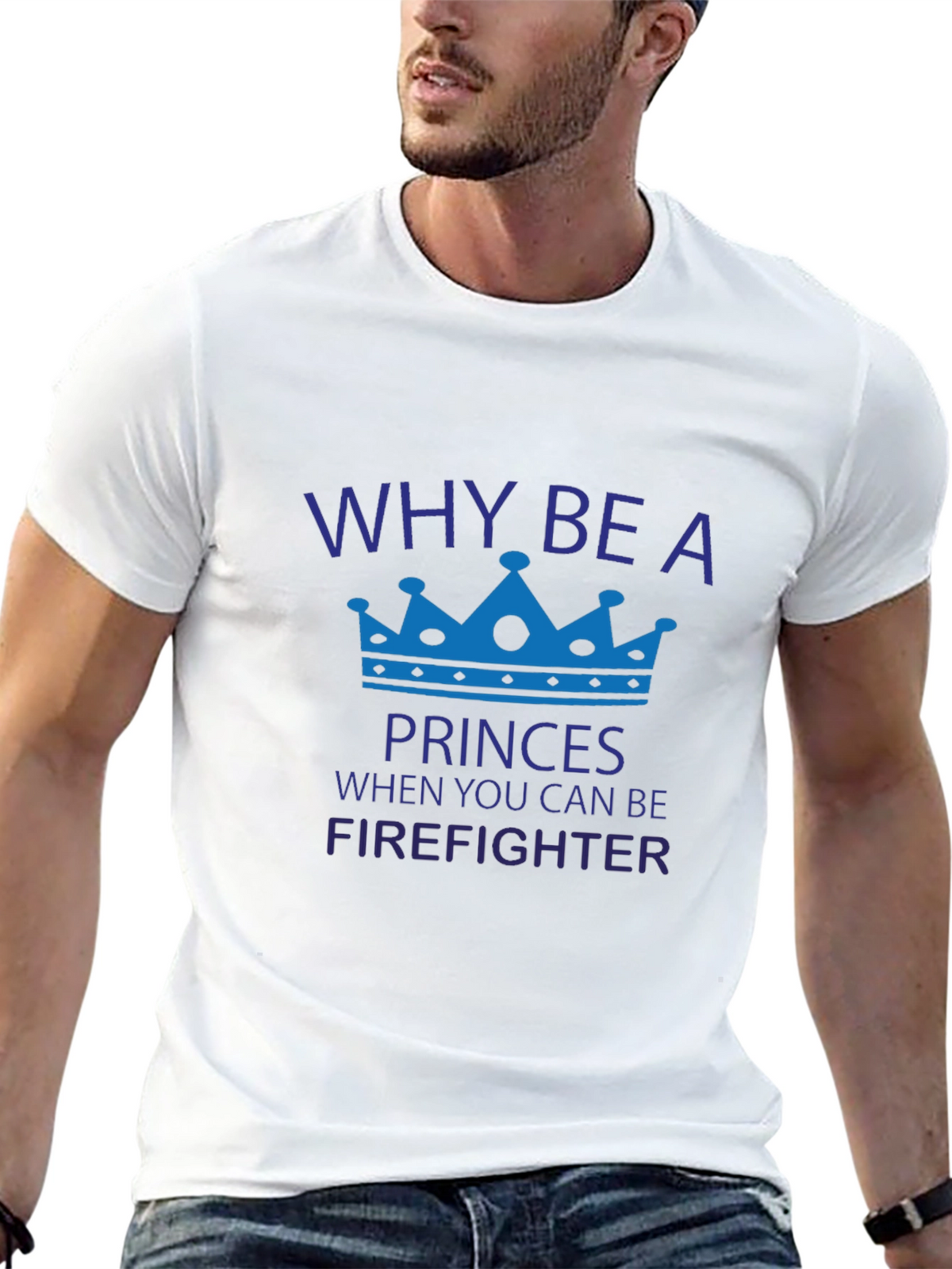 Firefighter Tee: Why Be a Princess?