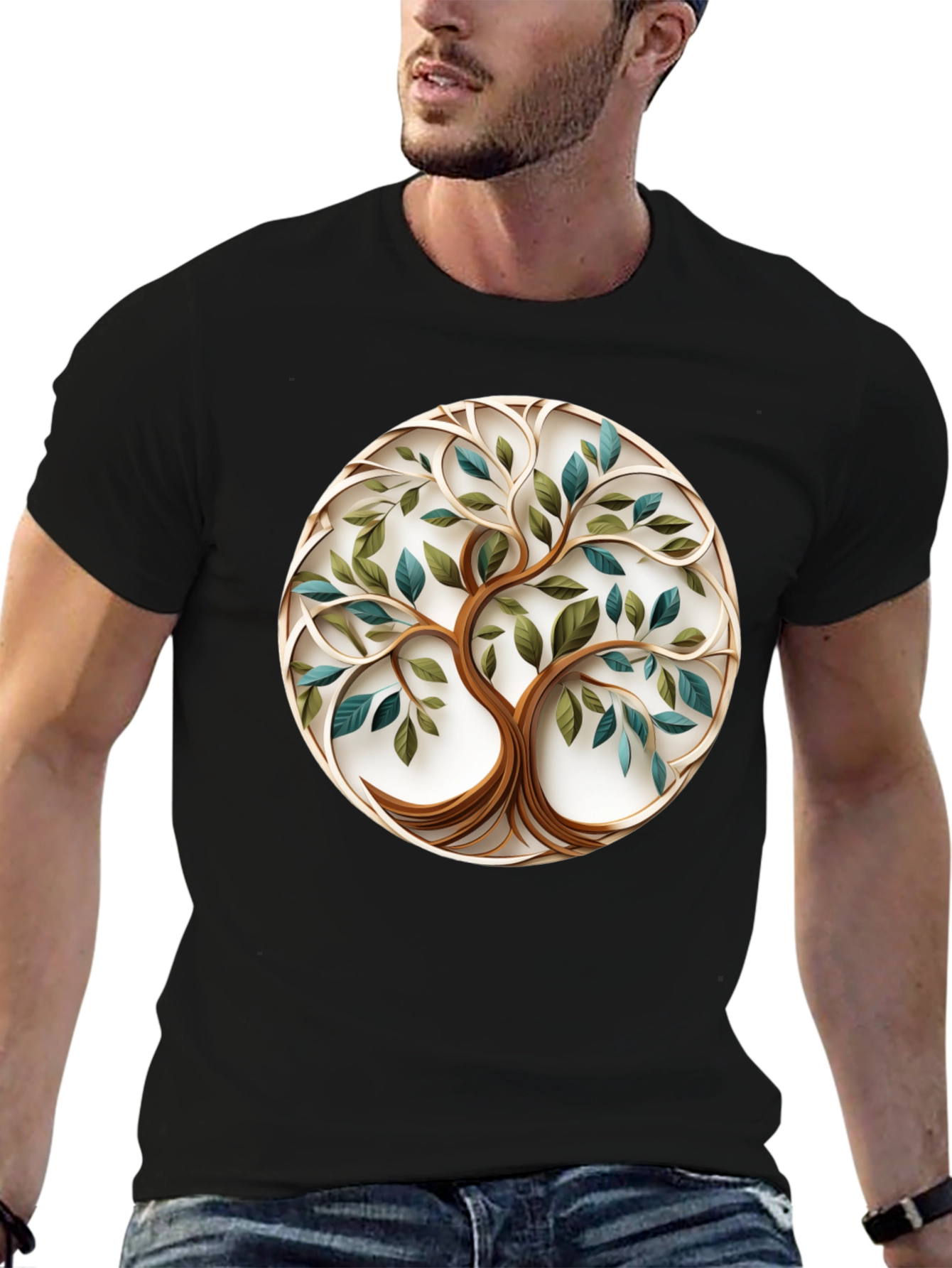 Tree of Life Graphic Tee - Stylish Nature Design