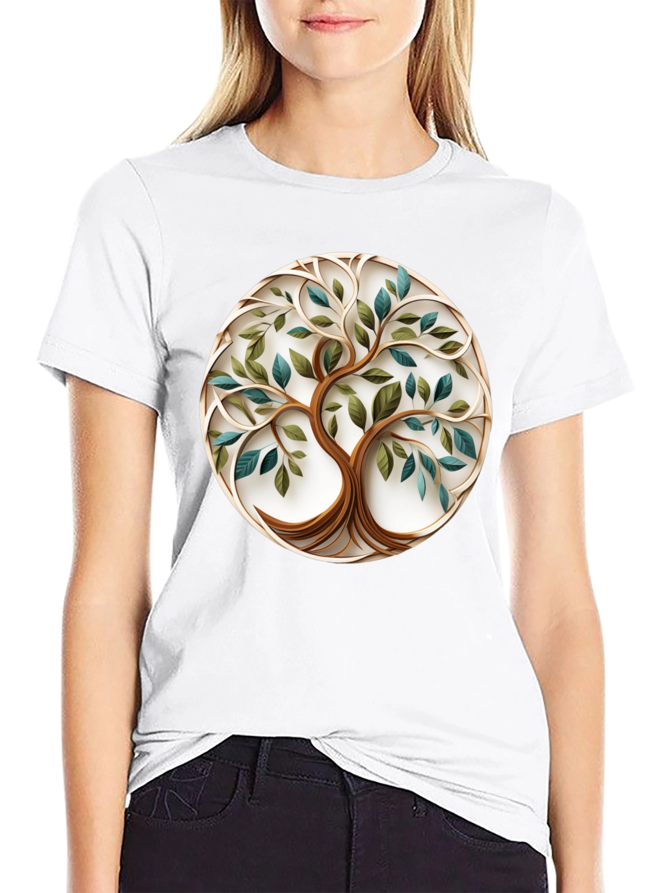 Tree of Life Graphic Tee - Stylish Nature Design