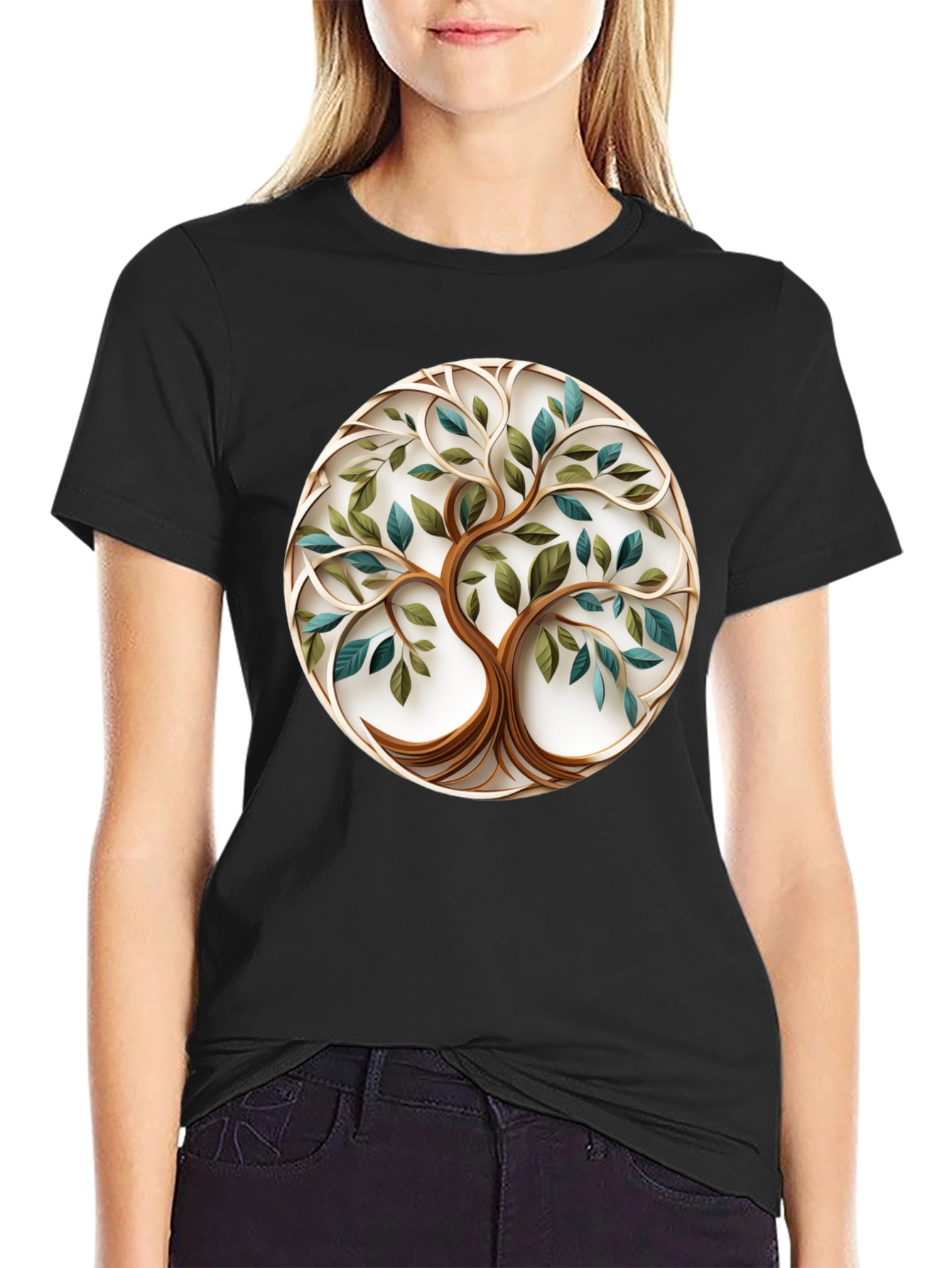 Tree of Life Graphic Tee - Stylish Nature Design