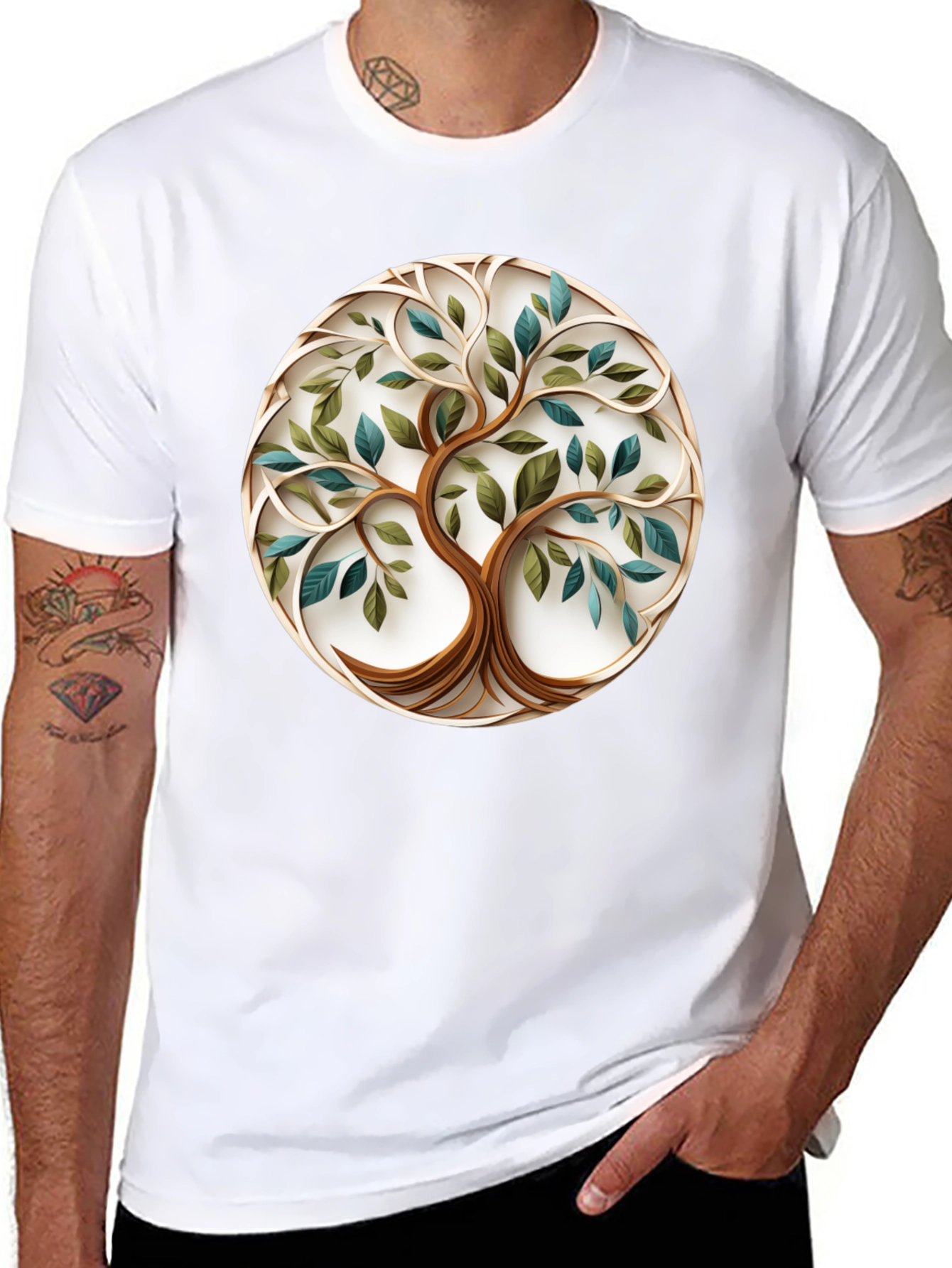 Tree of Life Graphic Tee - Stylish Nature Design