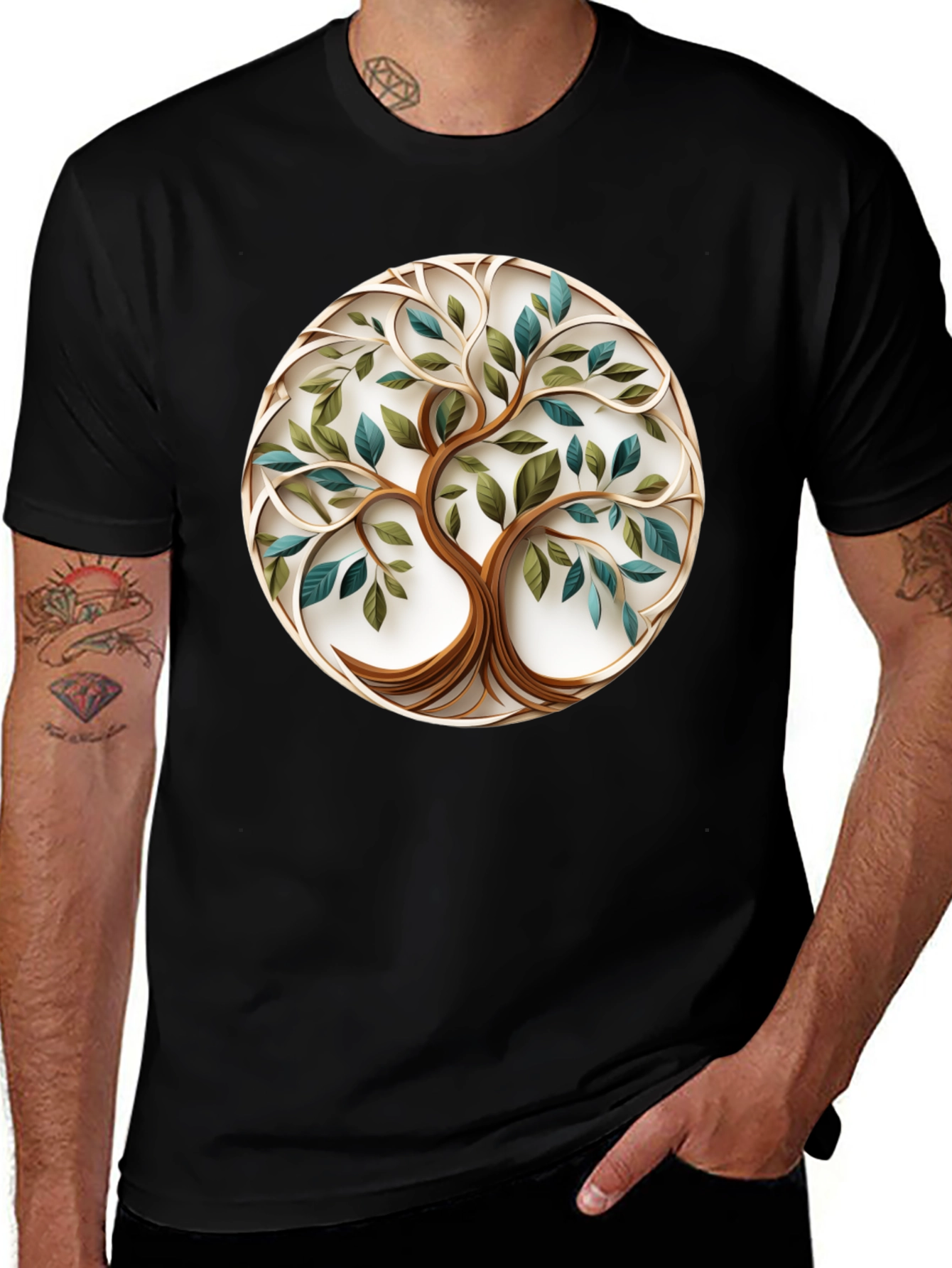 Tree of Life Graphic Tee - Stylish Nature Design