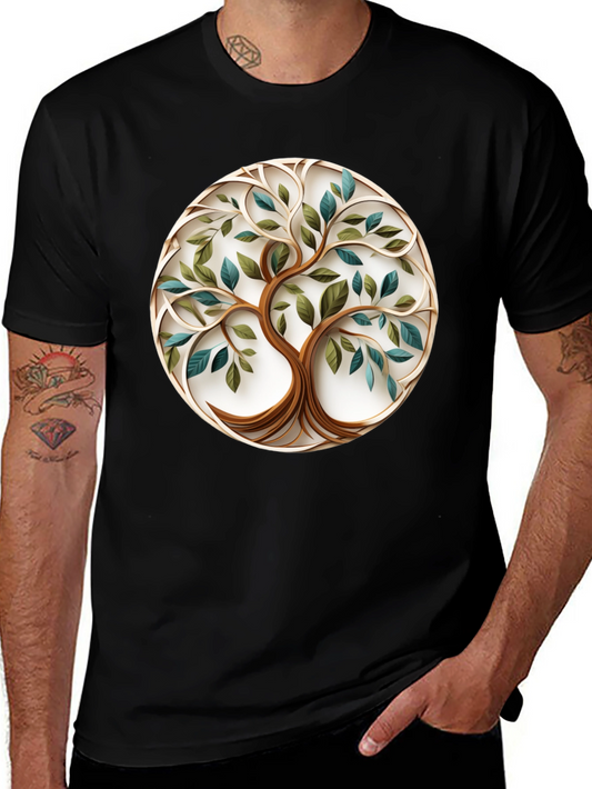 Tree of Life Graphic Tee - Stylish Nature Design