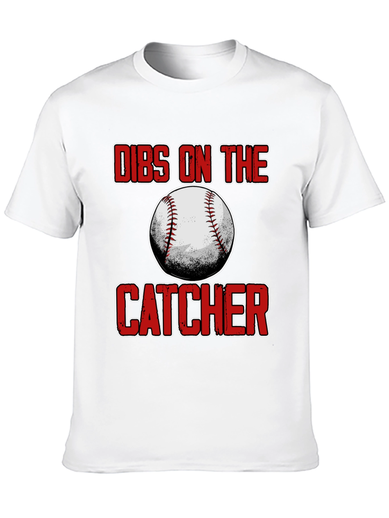 Dibs On The Catcher Baseball T-Shirt