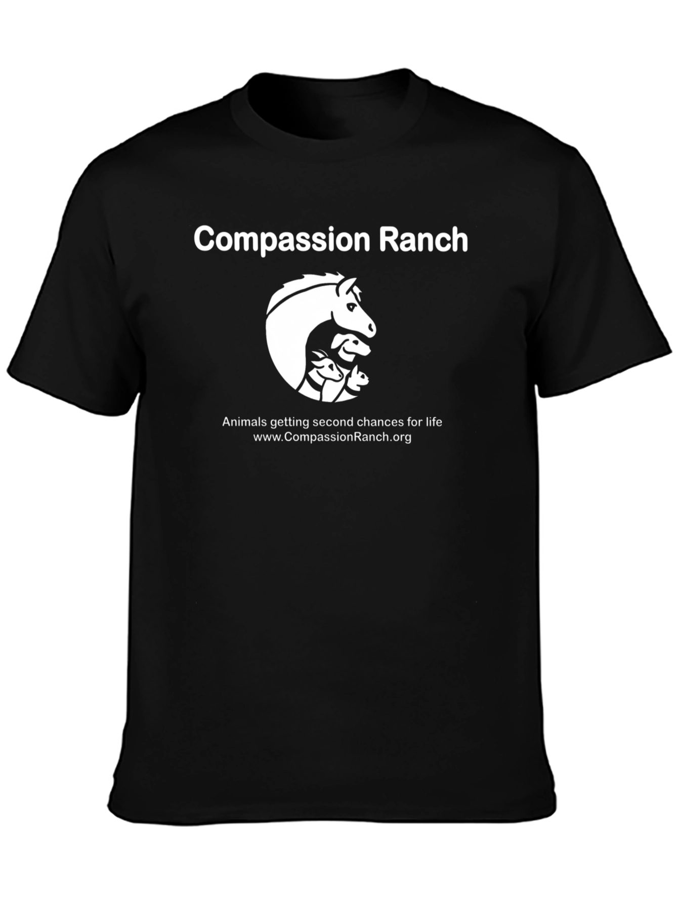 Compassion Ranch T-Shirt - Animals Second Chance