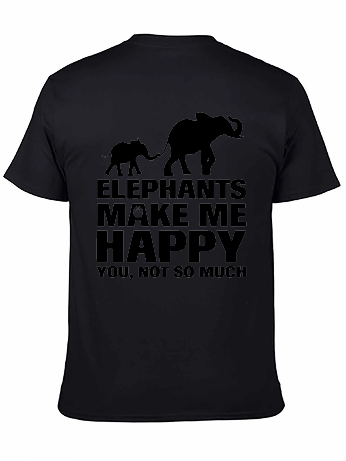 Elephant Graphic Tee - Make Me Happy