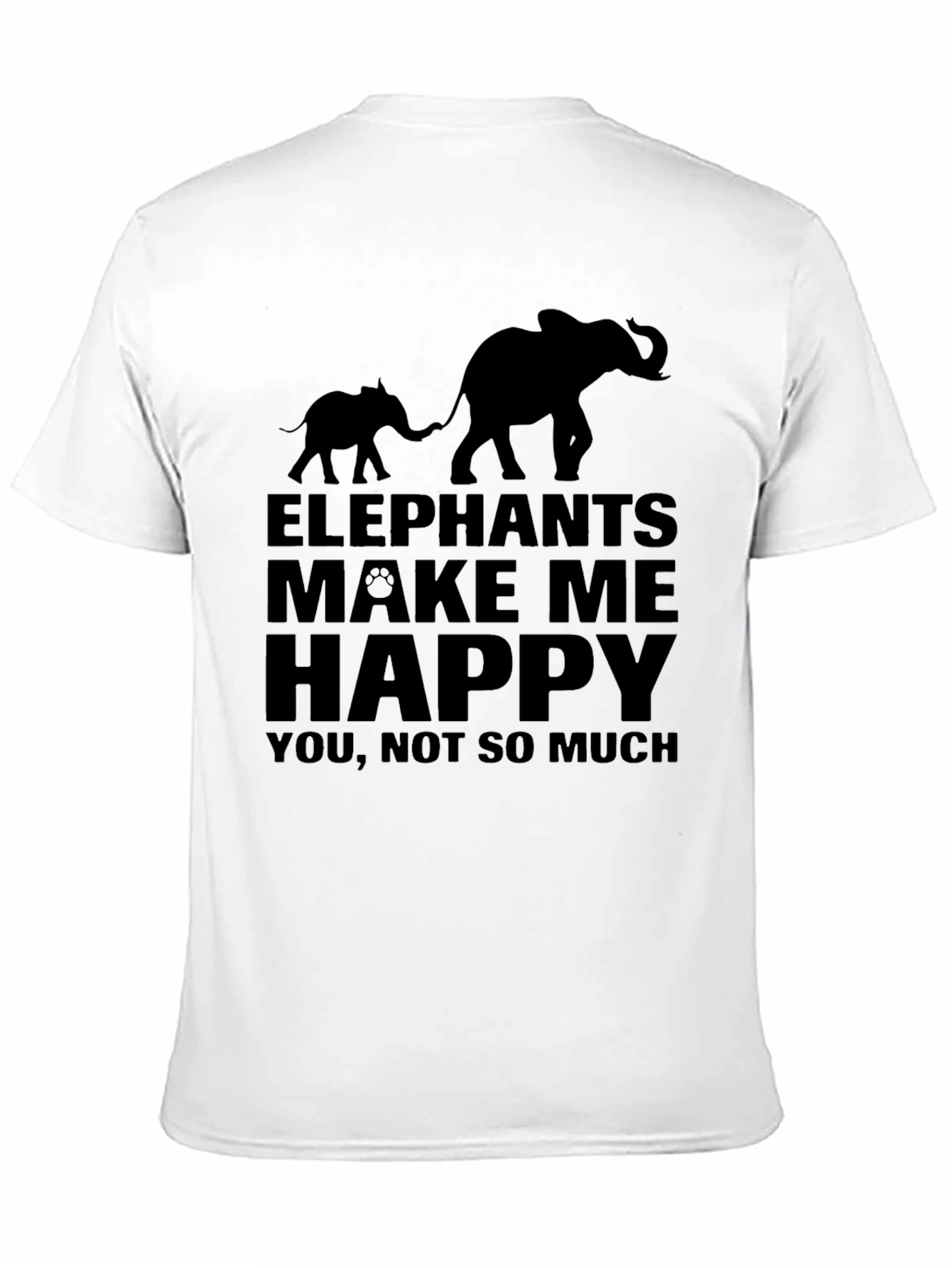 Elephant Graphic Tee - Make Me Happy