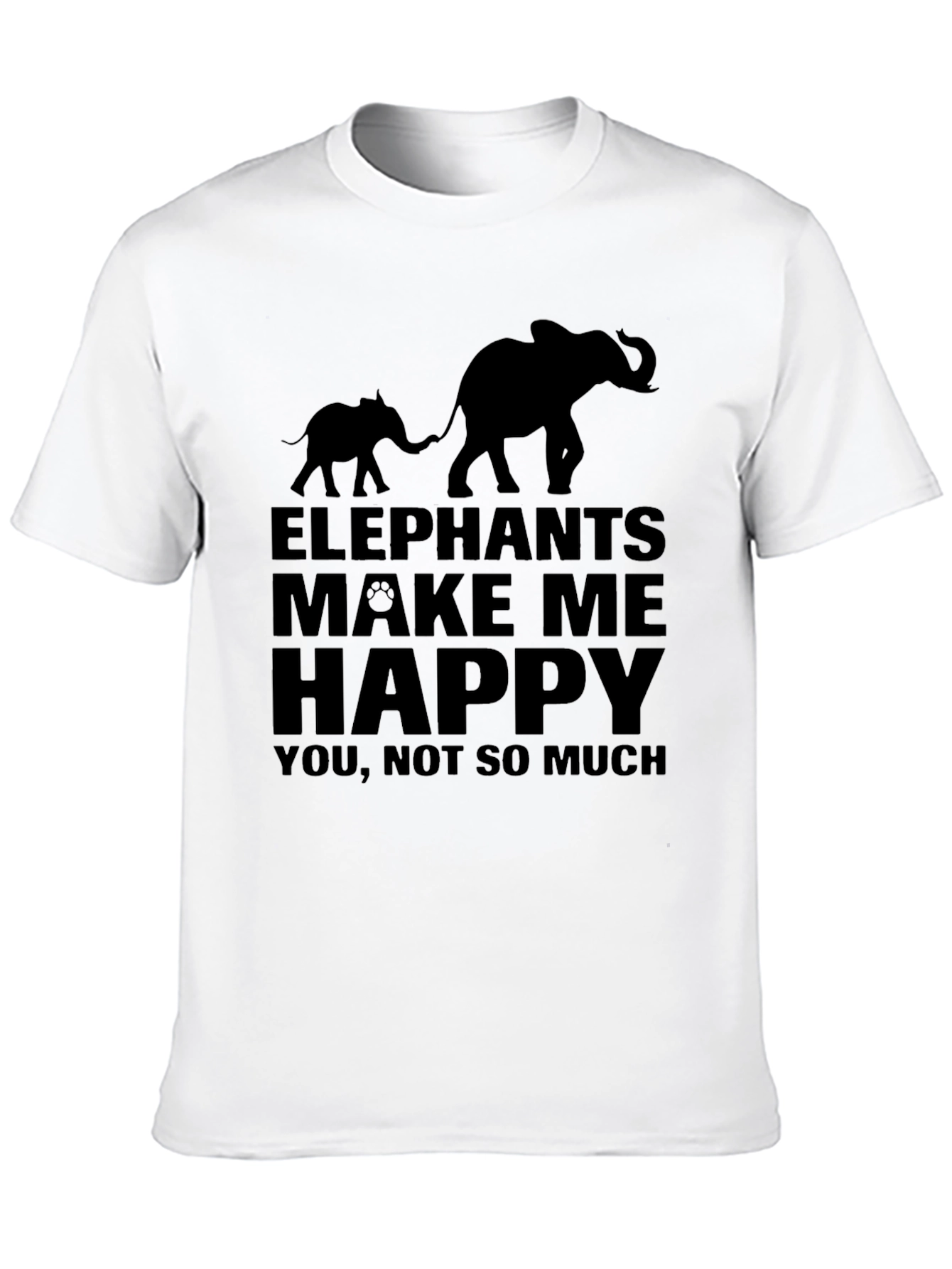Elephant Graphic Tee - Make Me Happy