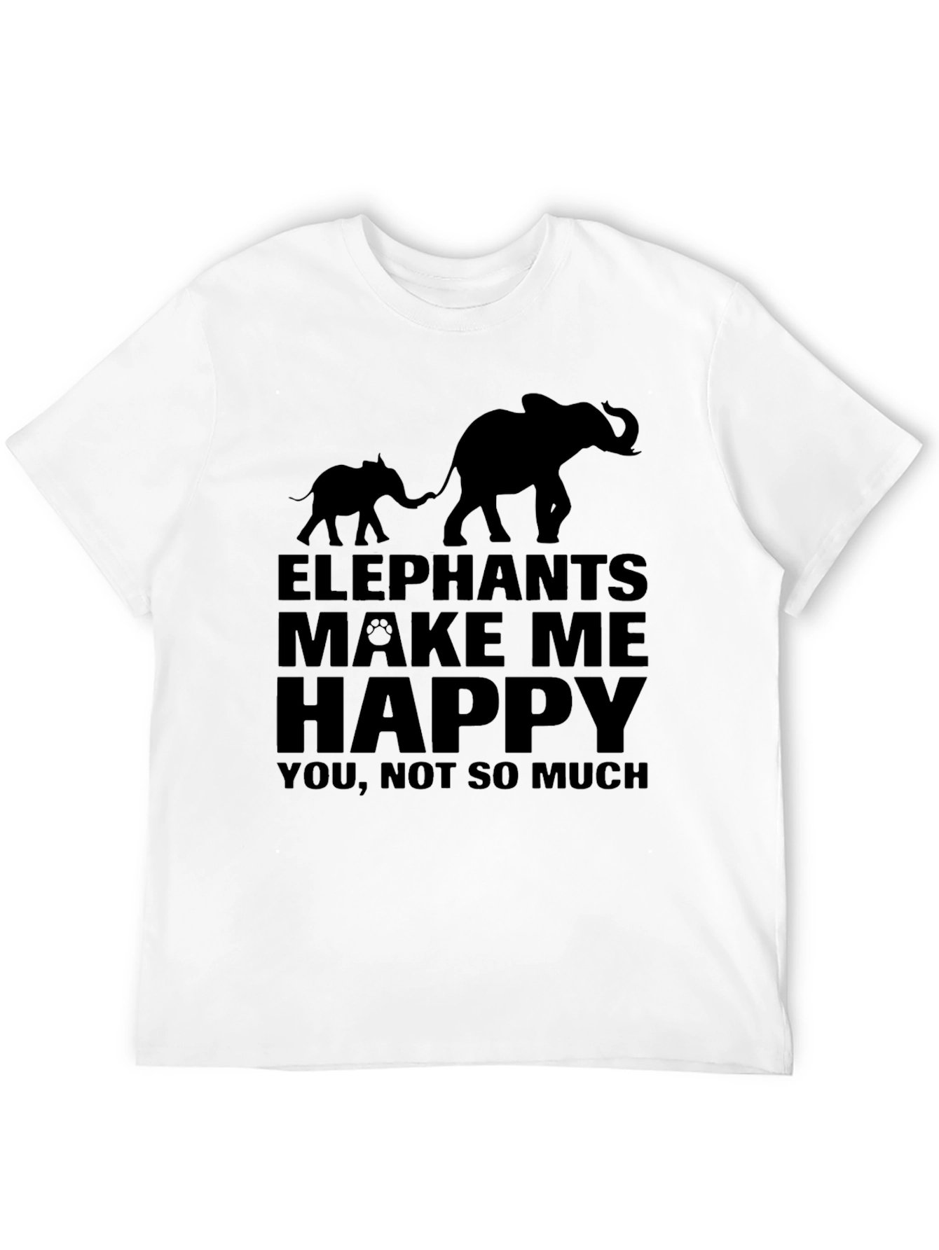 Elephant Graphic Tee - Make Me Happy
