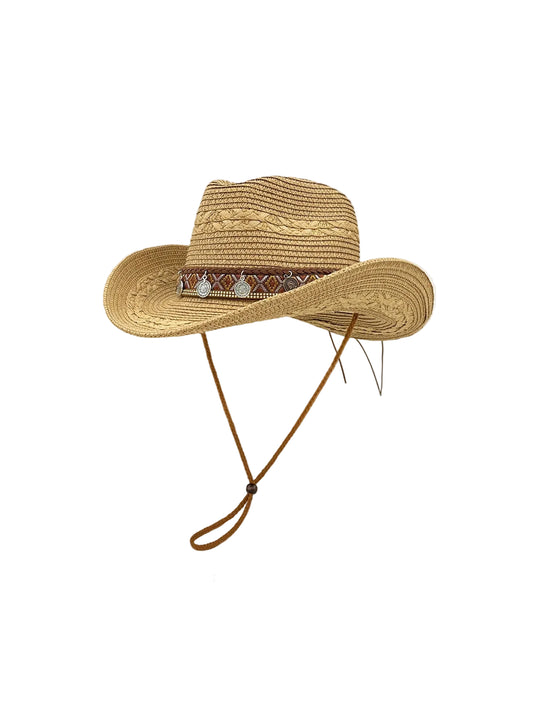 Stylish Western Cowboy Sun Hat for Beach and Vacation Getaways