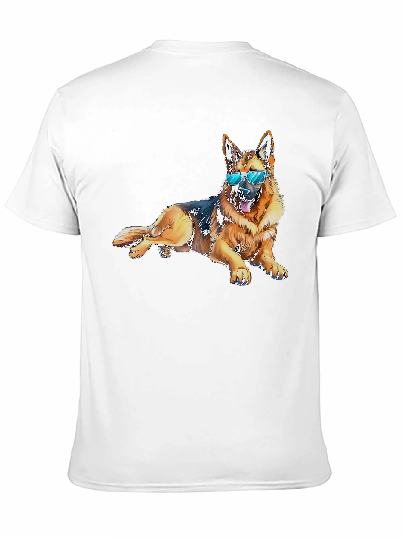 Cool Dog T-Shirt - Relaxed German Shepherd