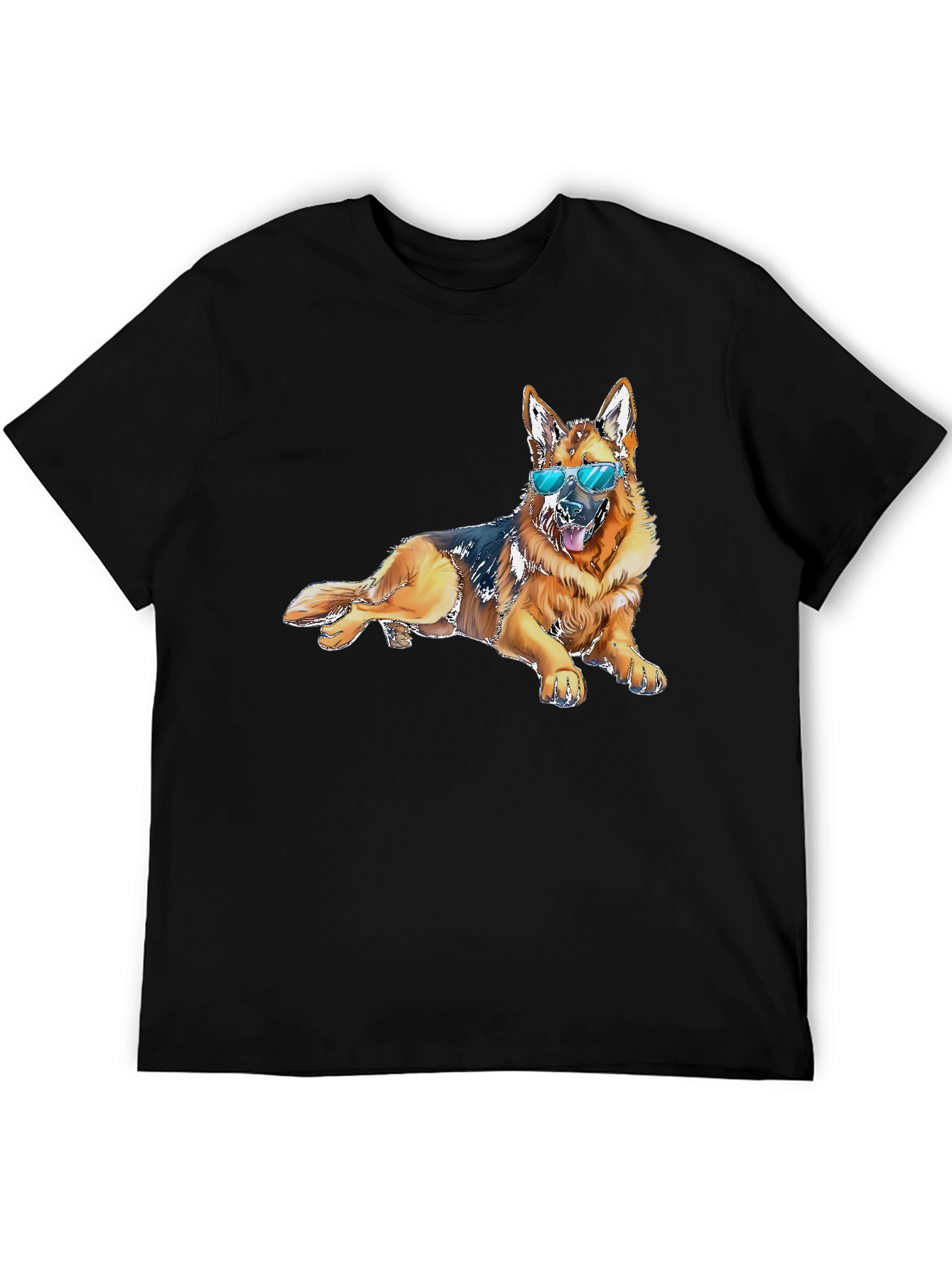 Cool Dog T-Shirt - Relaxed German Shepherd