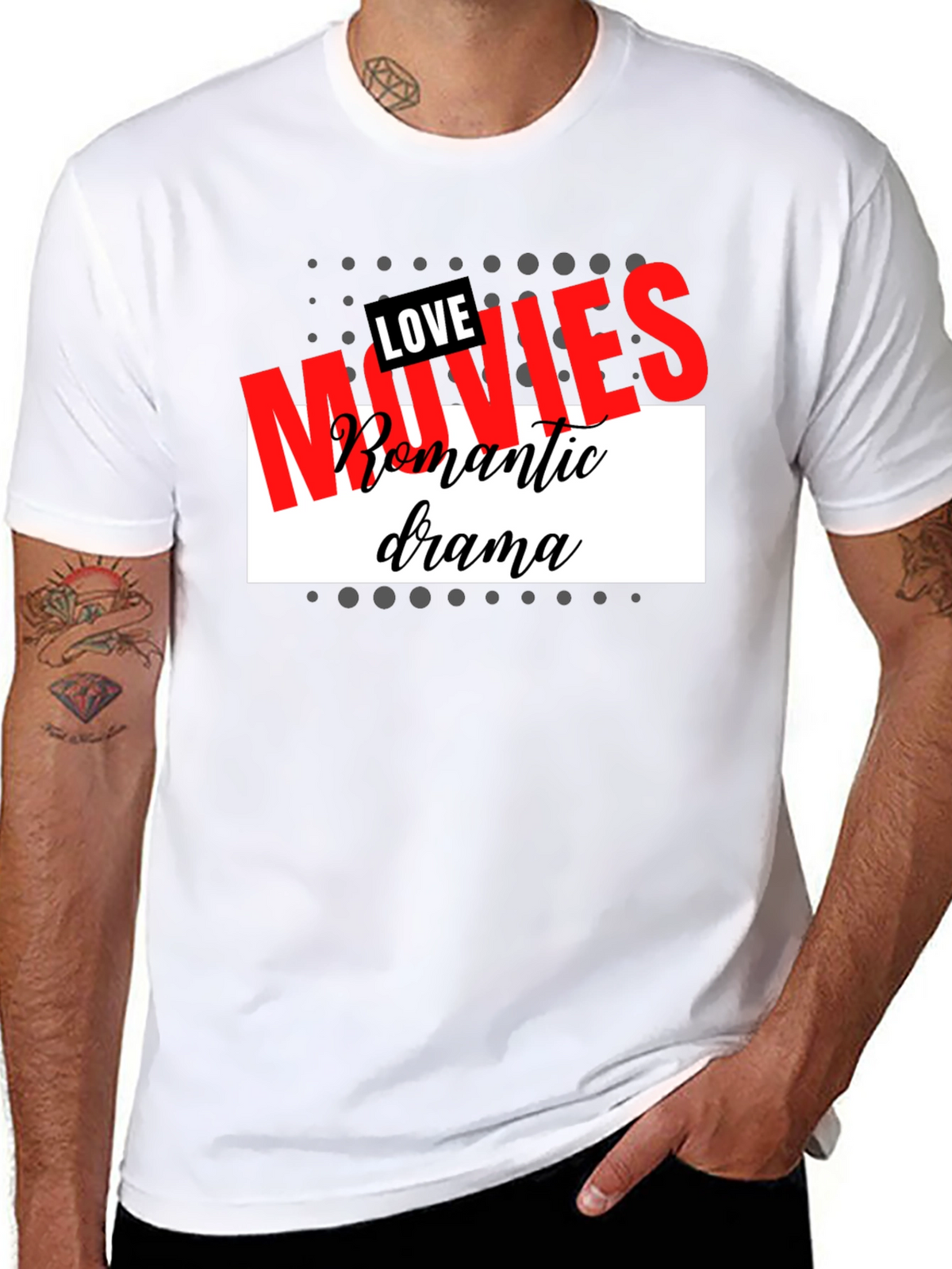 Love Movies T-Shirt Romantic Drama Tee