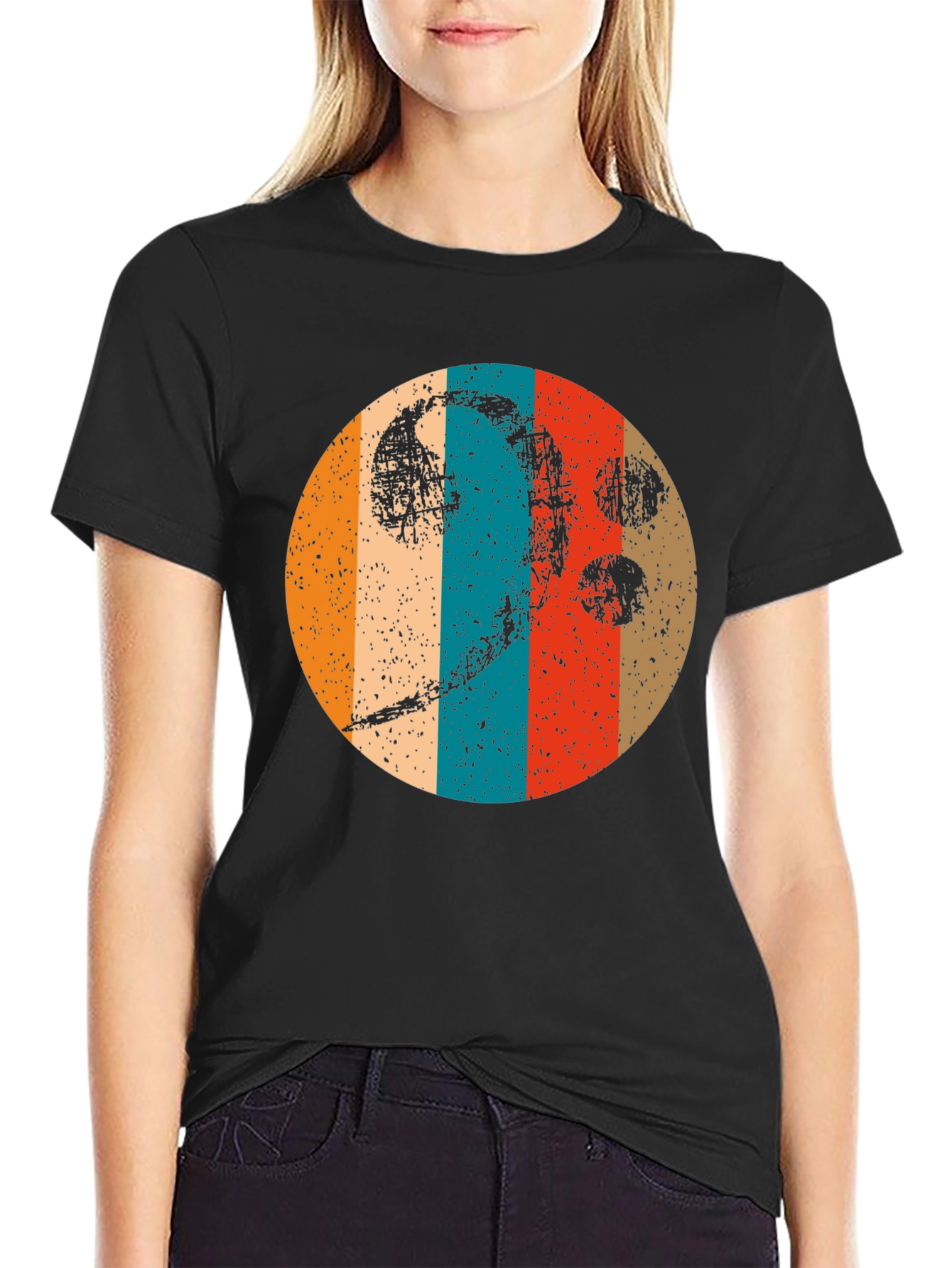 Retro Bass Clef Graphic Tee - Musician Style Shirt