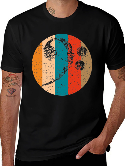 Retro Bass Clef Graphic Tee - Musician Style Shirt