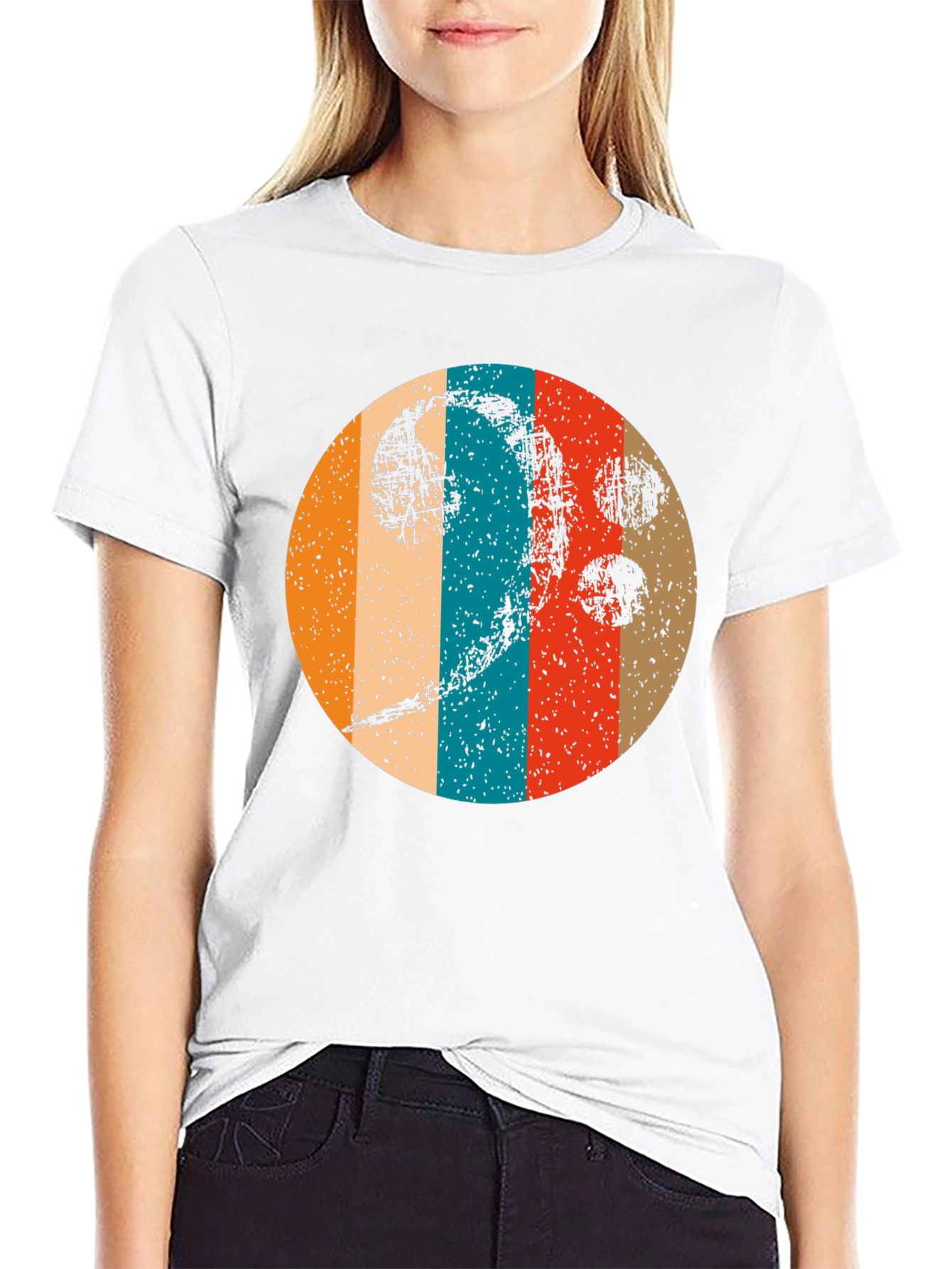 Retro Bass Clef Graphic Tee - Musician Style Shirt