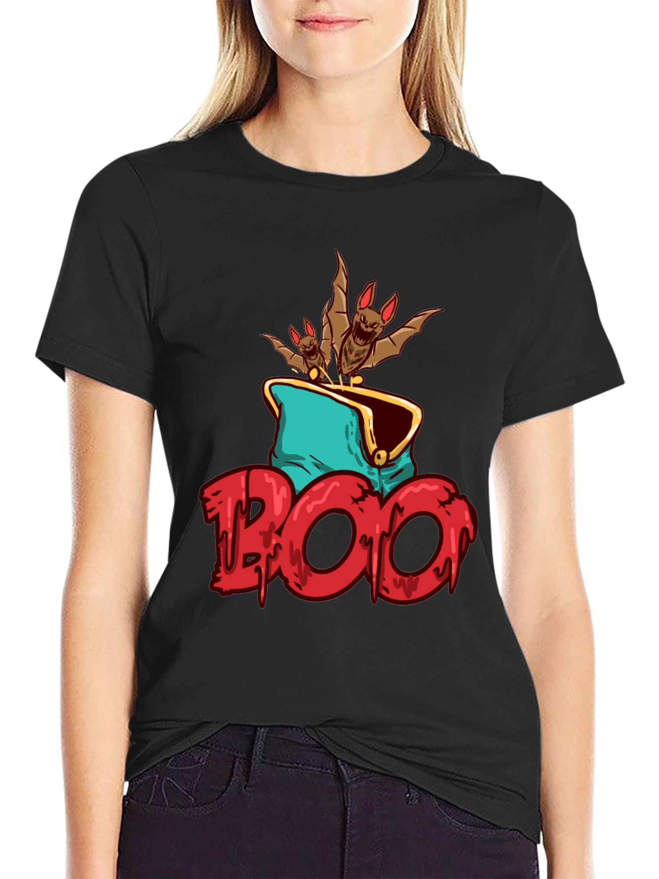 Spooky Bats T-Shirt - Halloween Tee