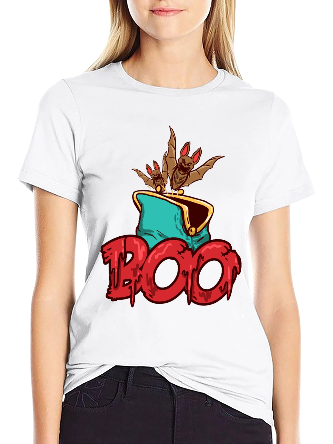 Spooky Bats T-Shirt - Halloween Tee