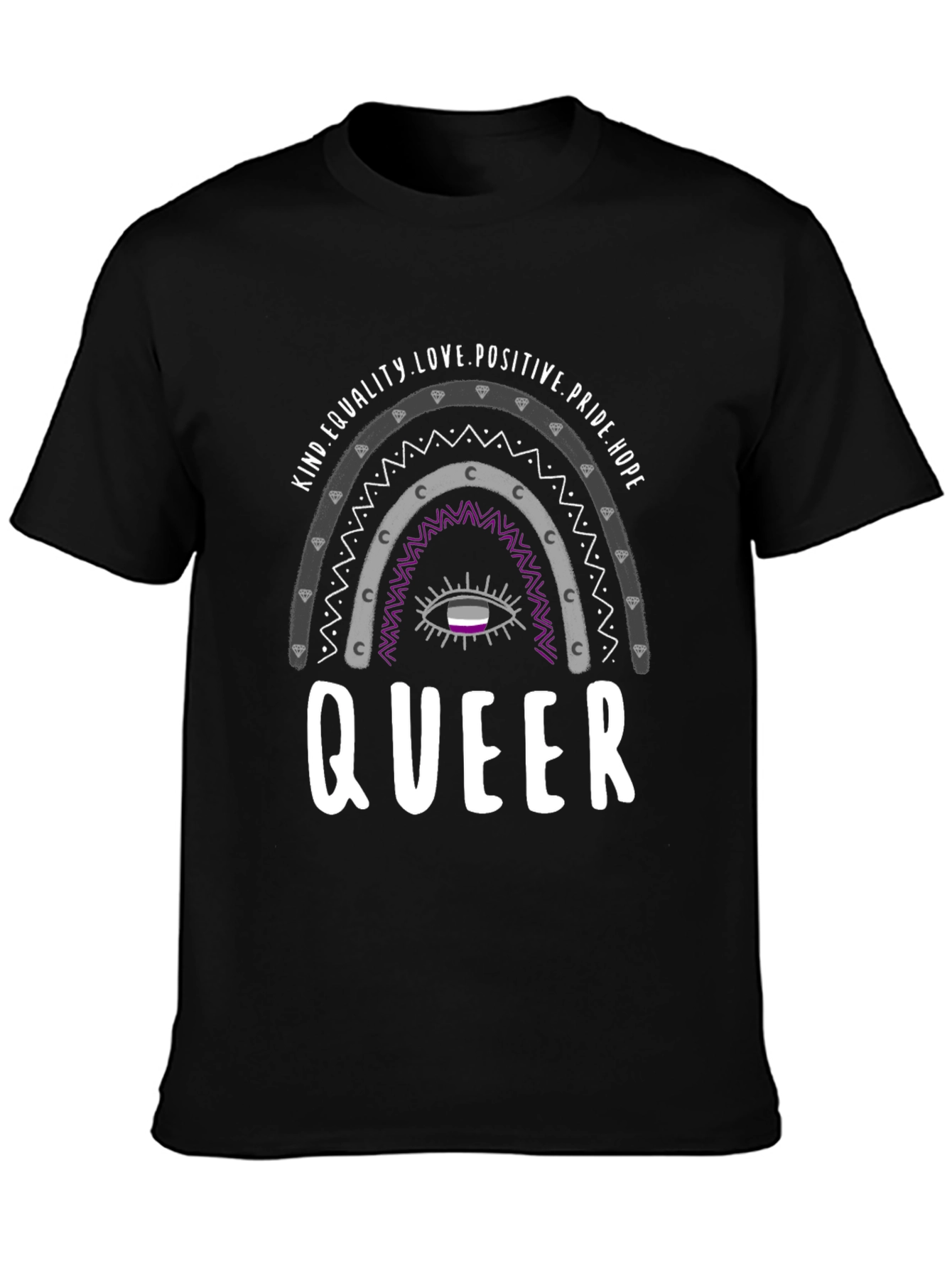 Queer Pride Rainbow Graphic Tee