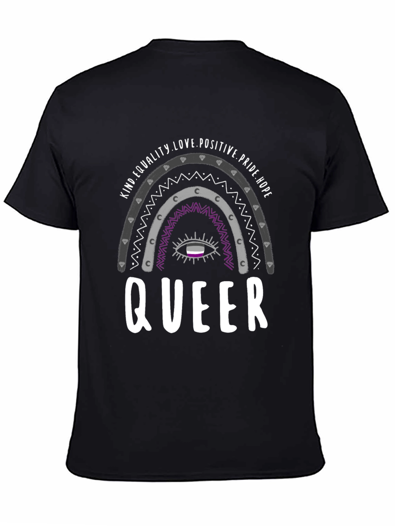 Queer Pride Rainbow Graphic Tee