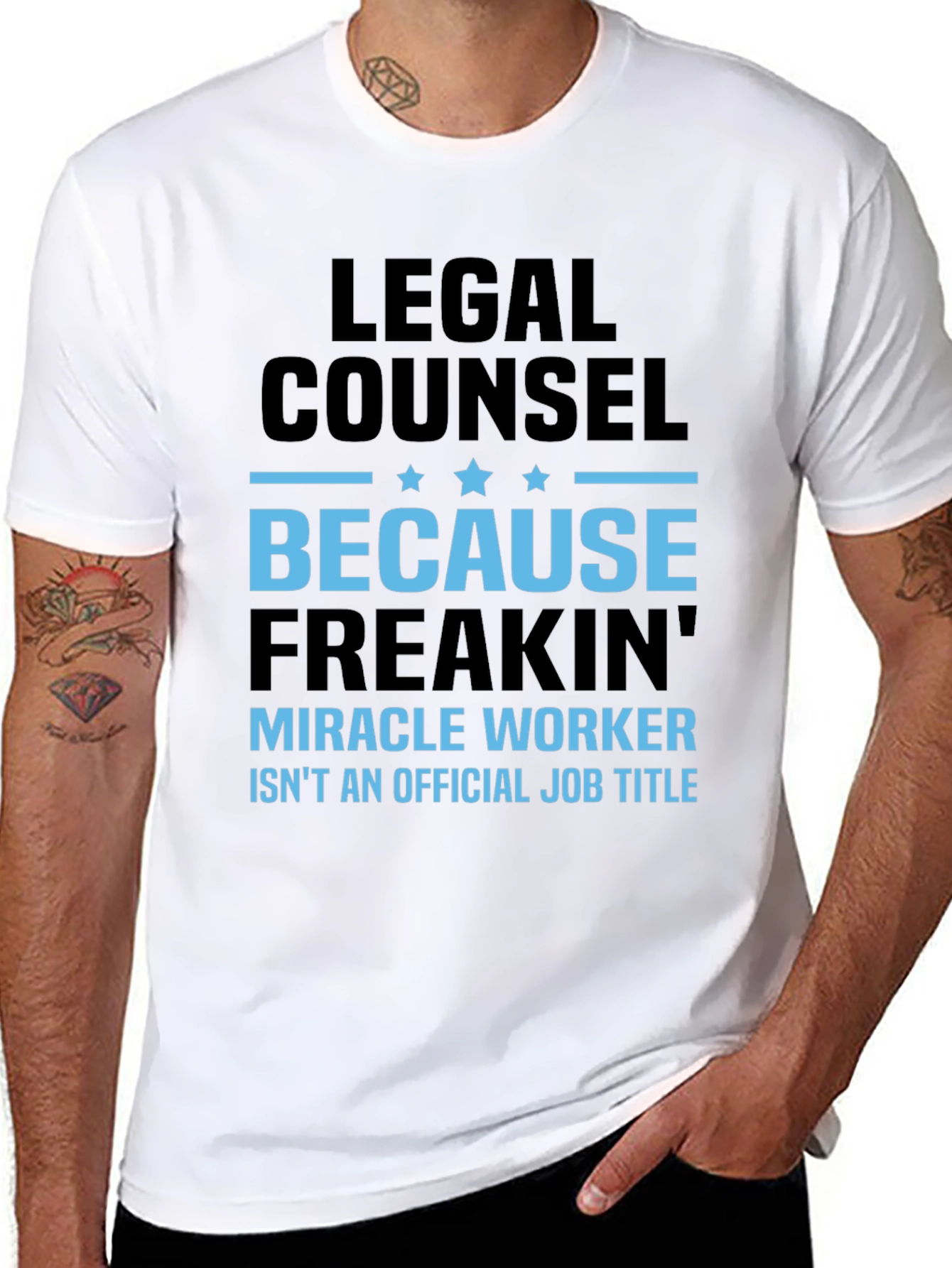 Legal Counsel Miracle Worker Graphic Tee