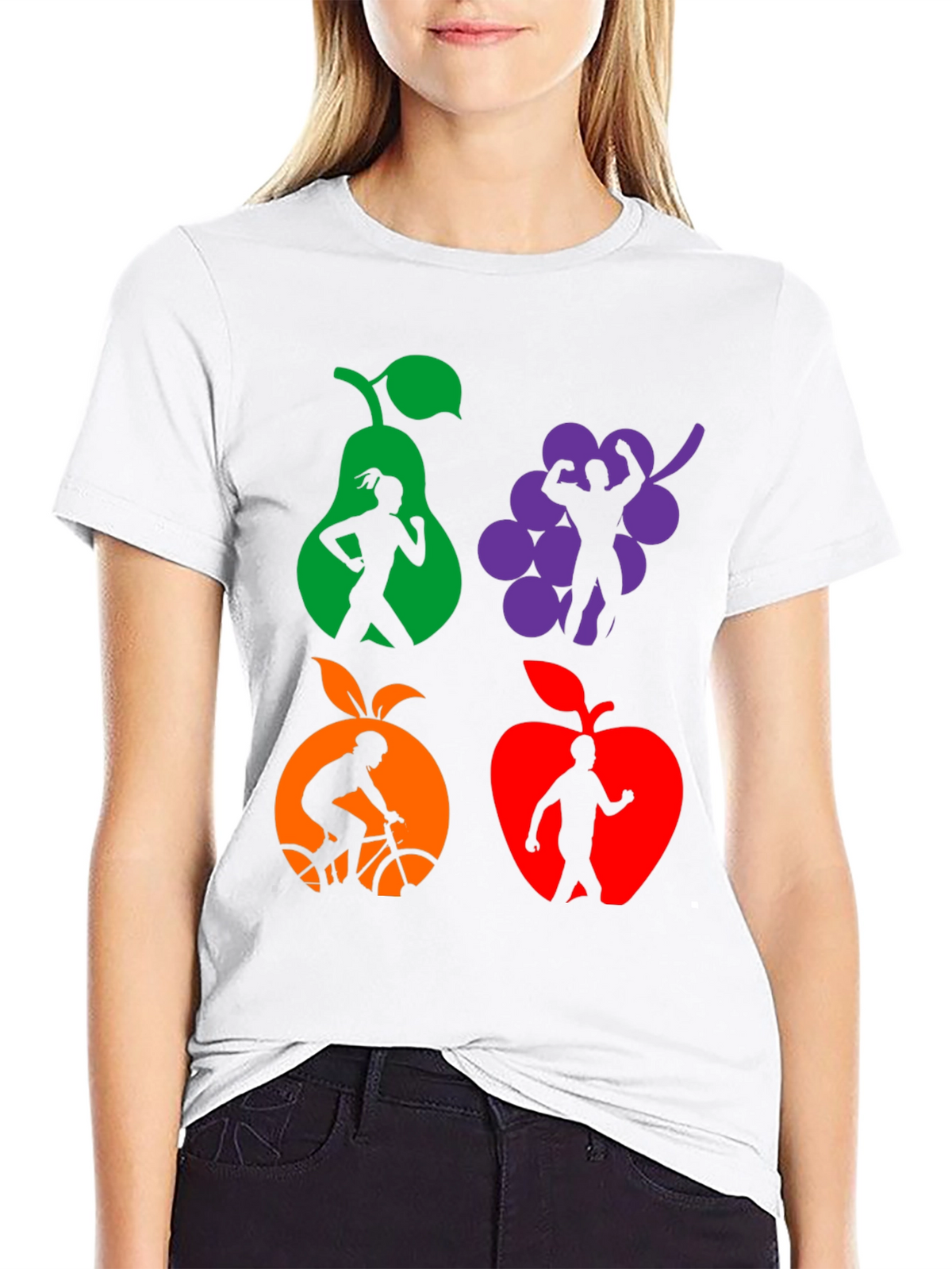 Fitness Fruit T-Shirt - Healthy Lifestyle Tee