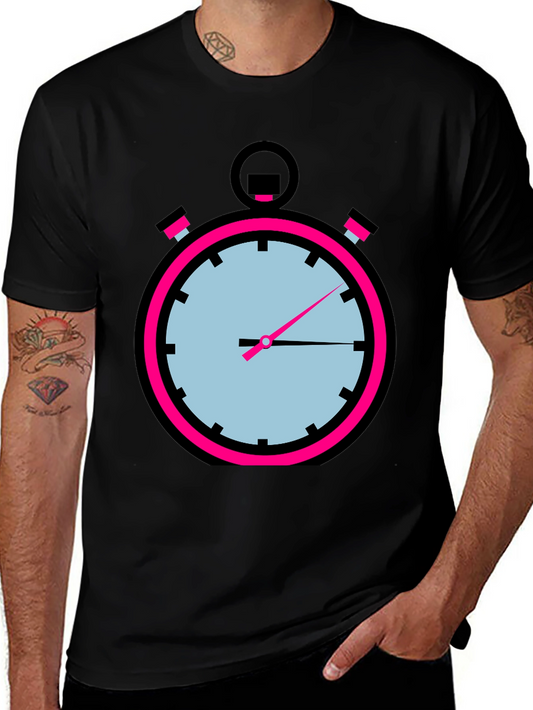 Stopwatch Graphic Tee - Bold & Unique Design